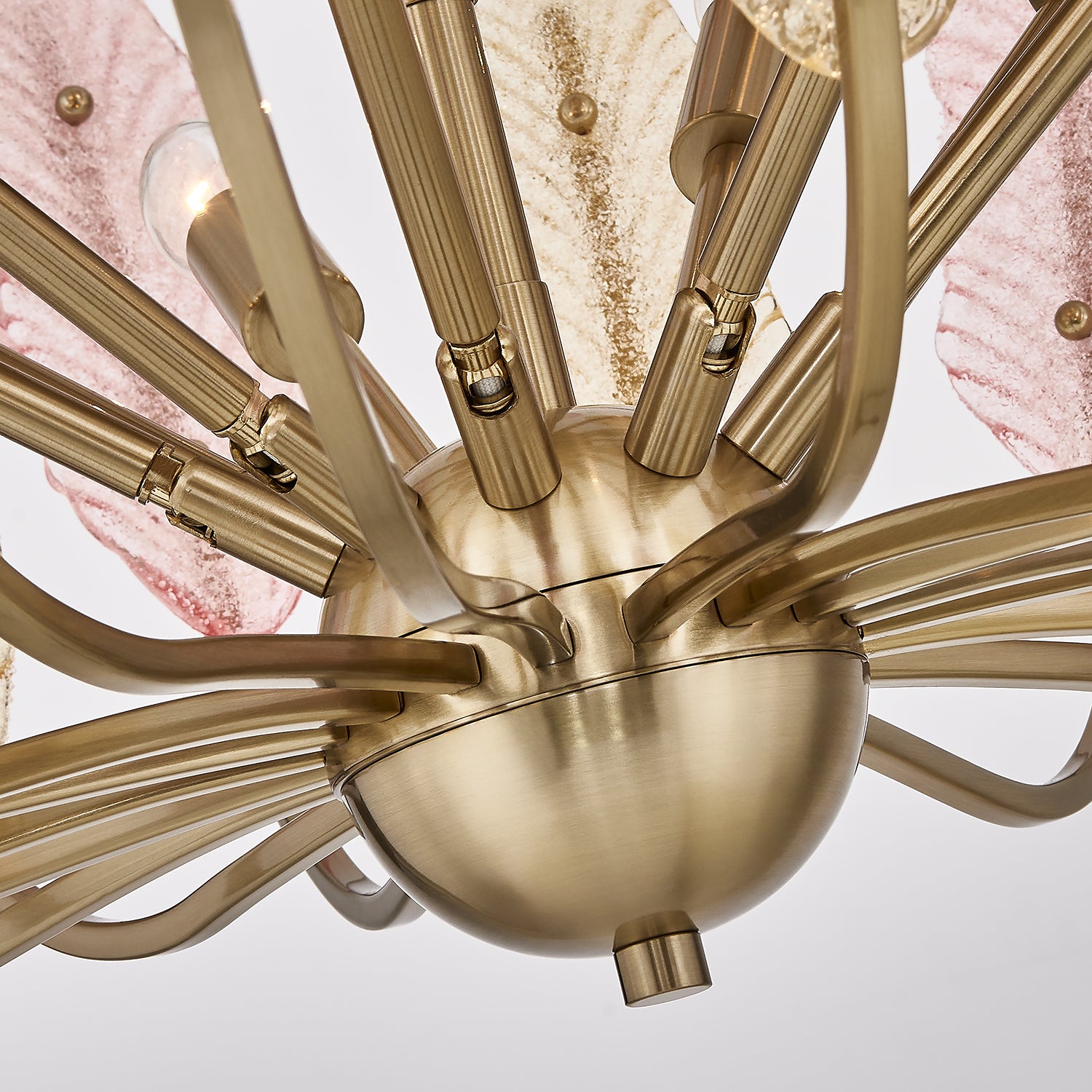 30'' Autumna 22 Light Brushed Champagne Gold Chandelier