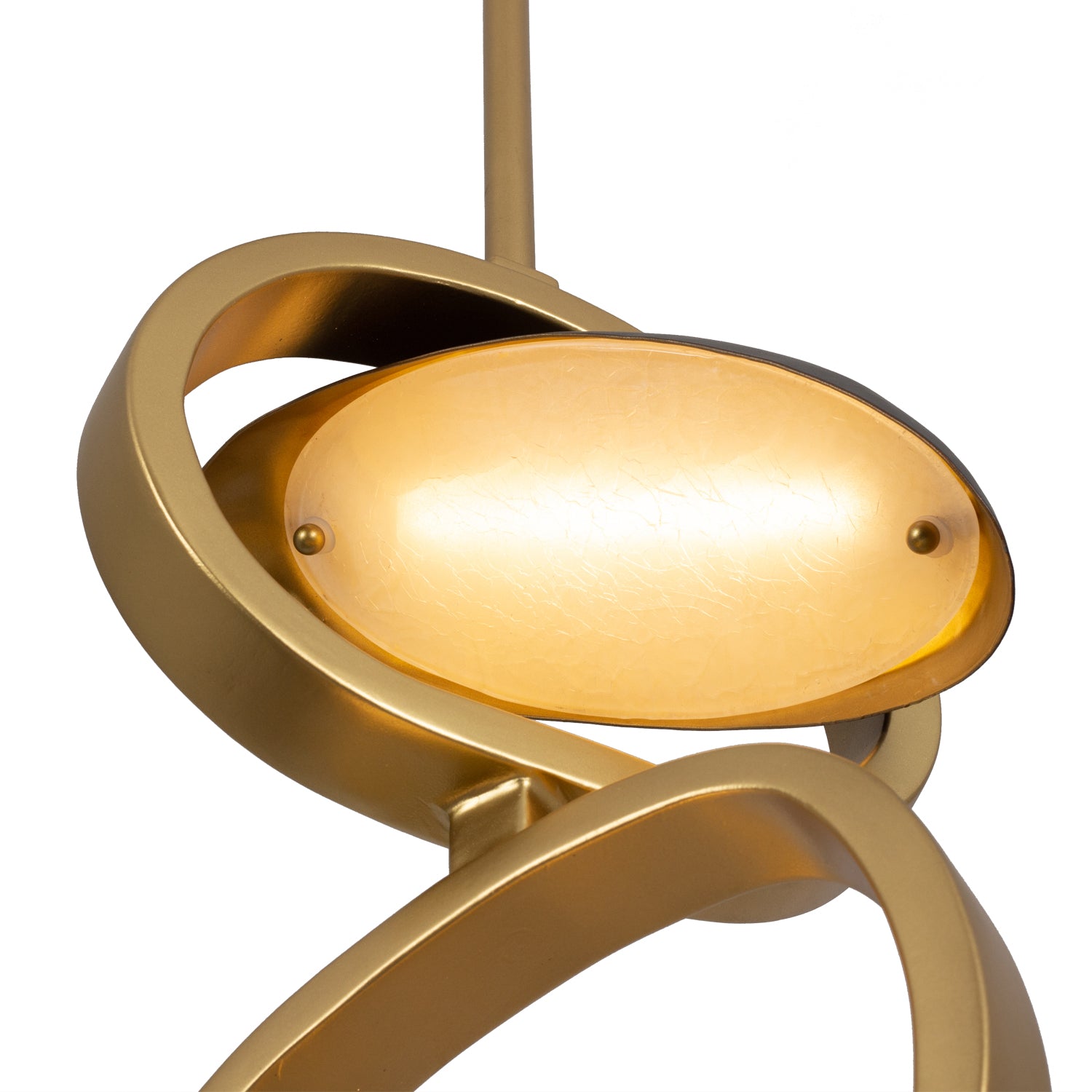 31'' Onyx 3 Light Brushed Gold/Satin Bronze Pendant