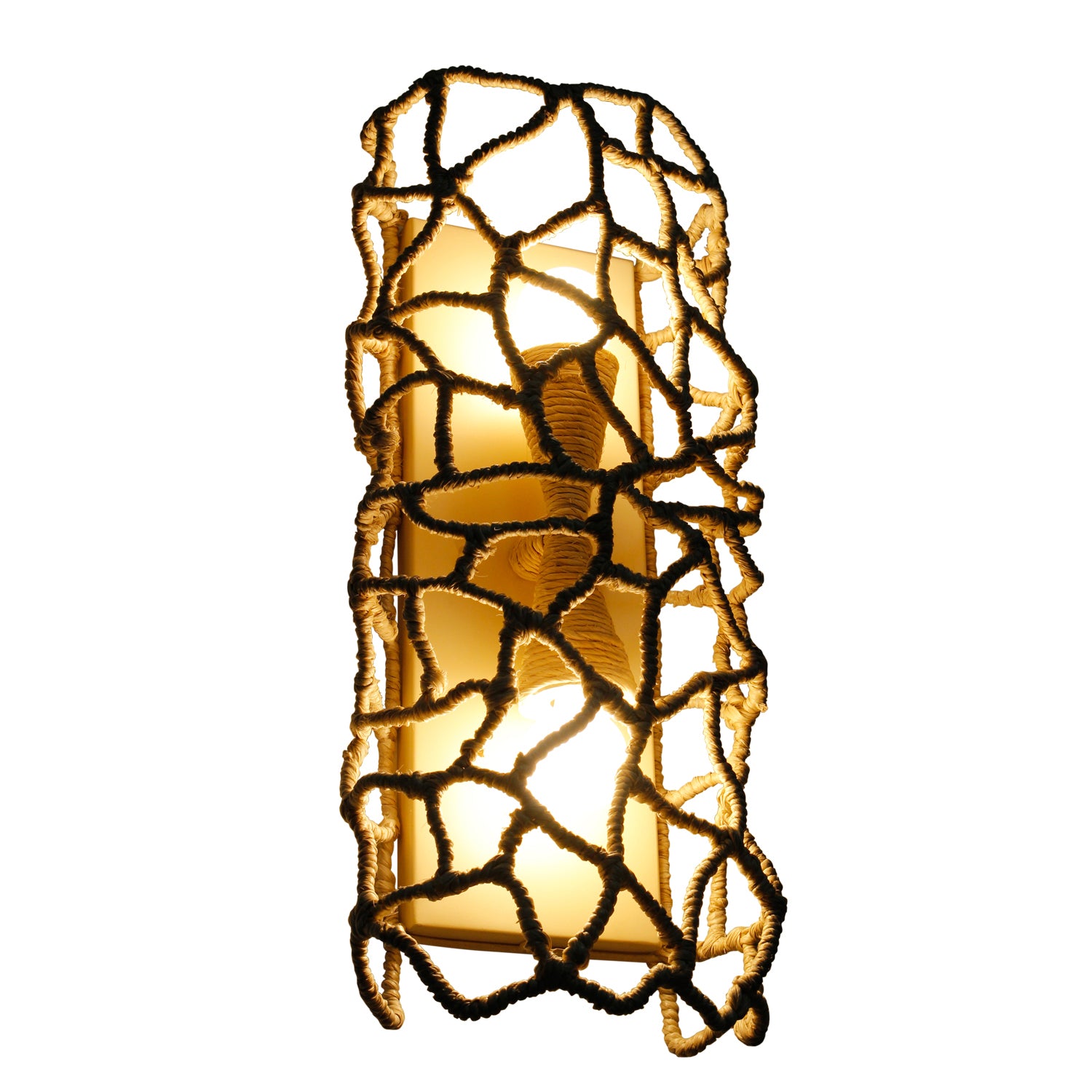 8'' Reef 2 Light Warm Ivory Wall Sconce