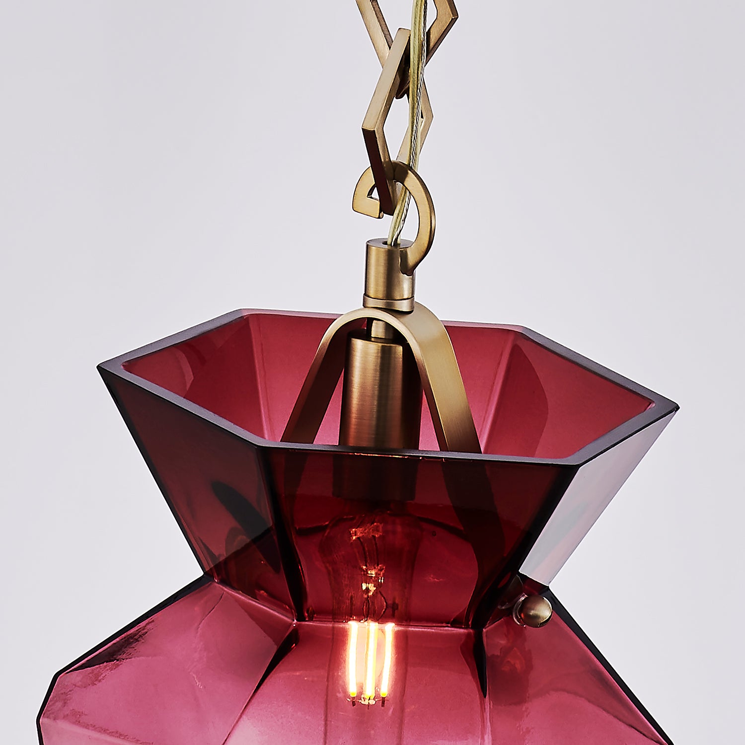 38'' Bolsa 6 Light Winter Brass Chandelier