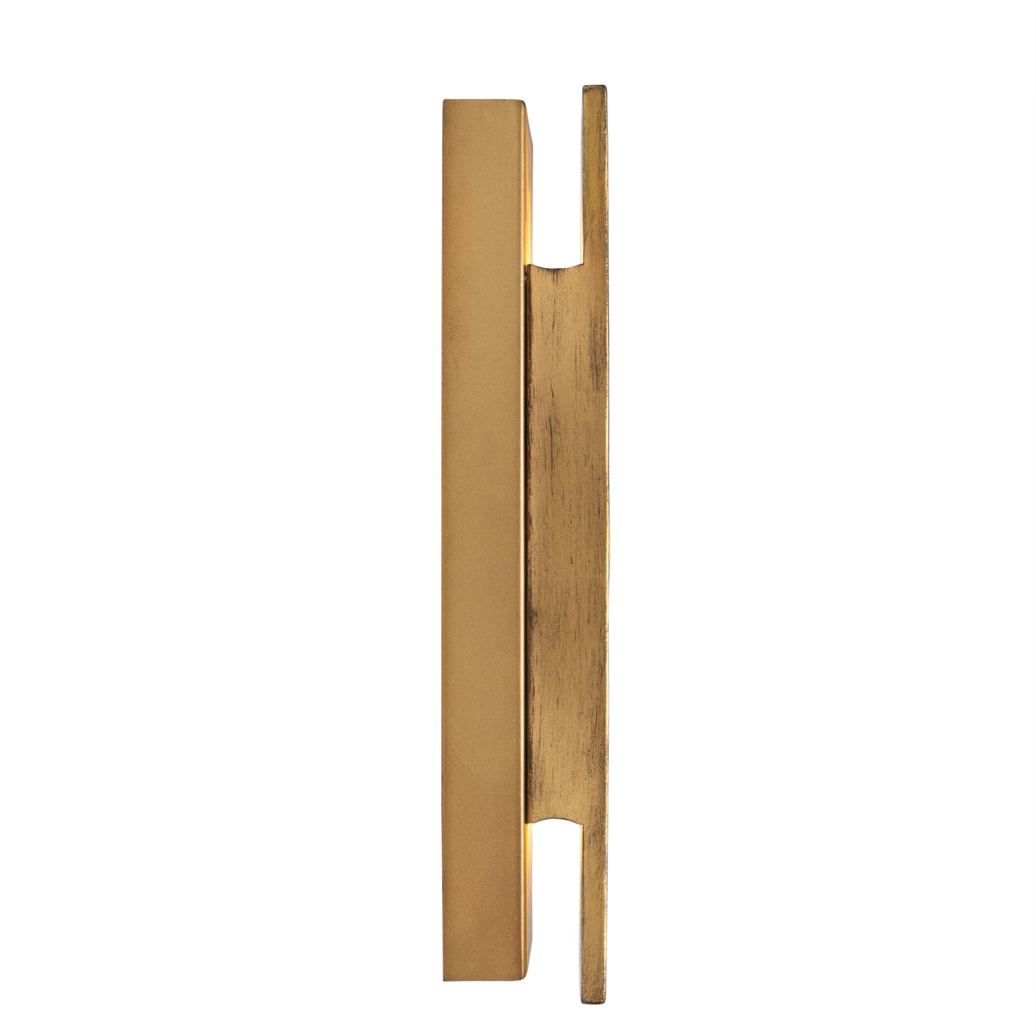 5.5'' Dos 2 Light Rustic Gold and Brushed Gold Wall Sconce