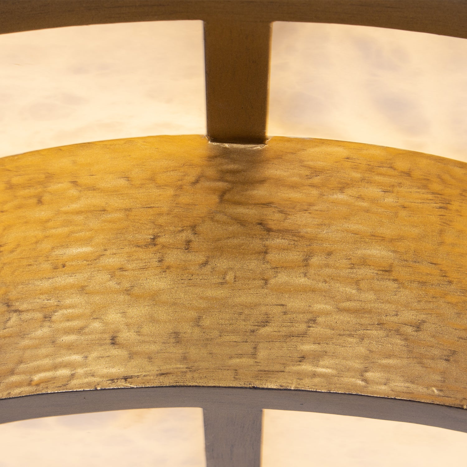 7'' Moda 8 Light Rustic Gold Semi-Flush