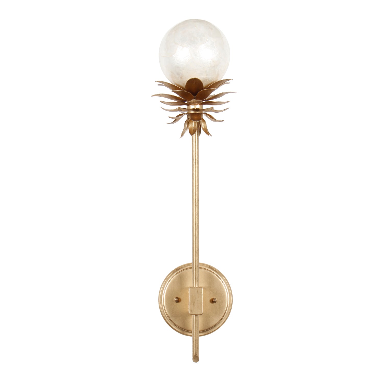 6.5'' Florette 1 Light Modern Gold Wall Sconce