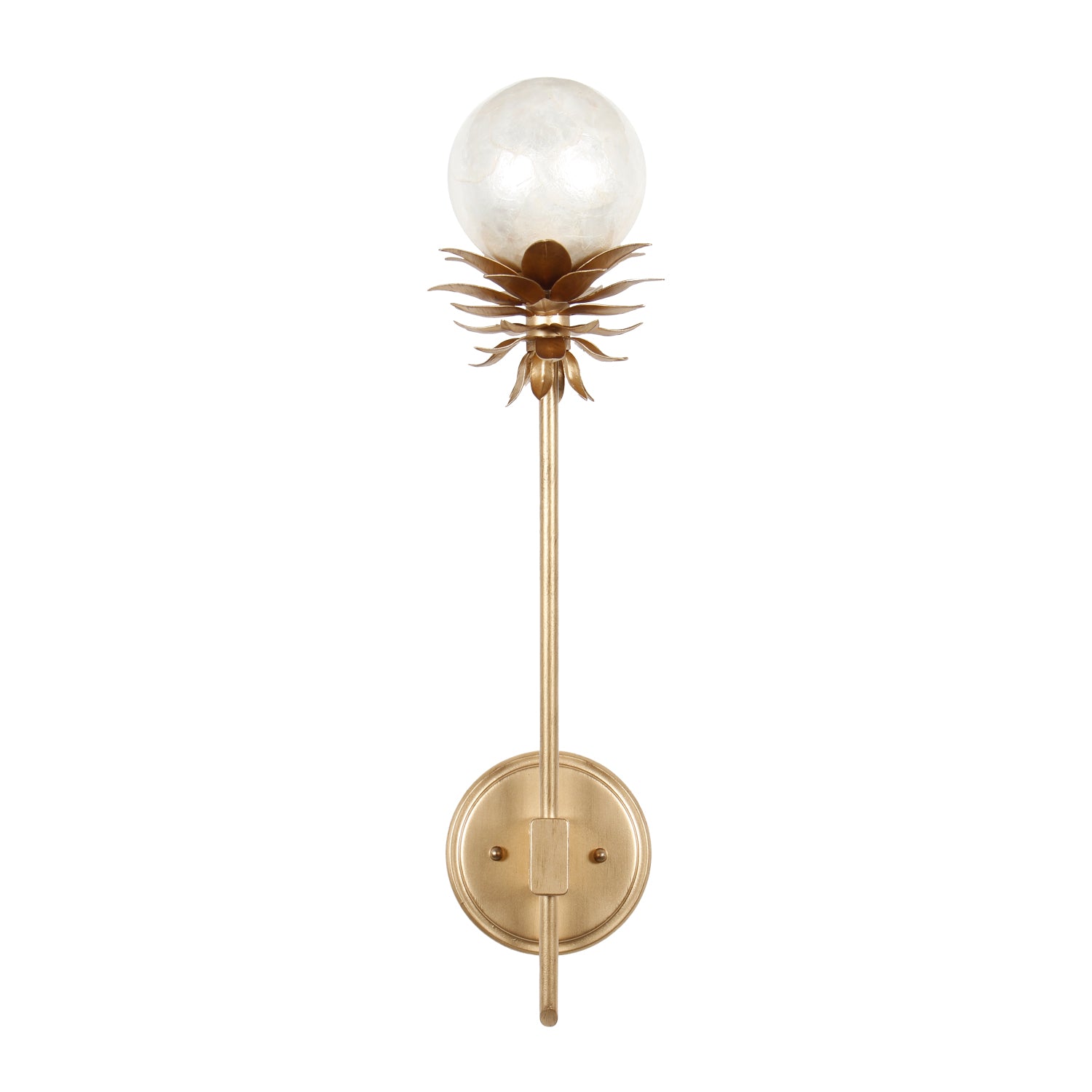 6.5'' Florette 1 Light Modern Gold Wall Sconce