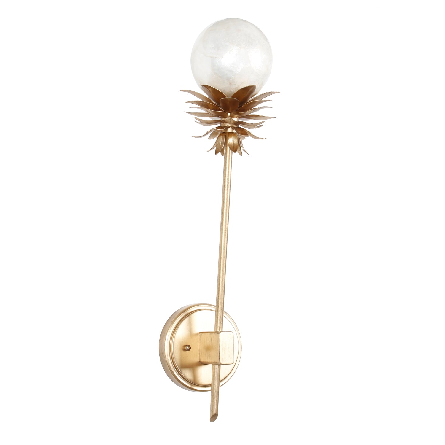 6.5'' Florette 1 Light Modern Gold Wall Sconce