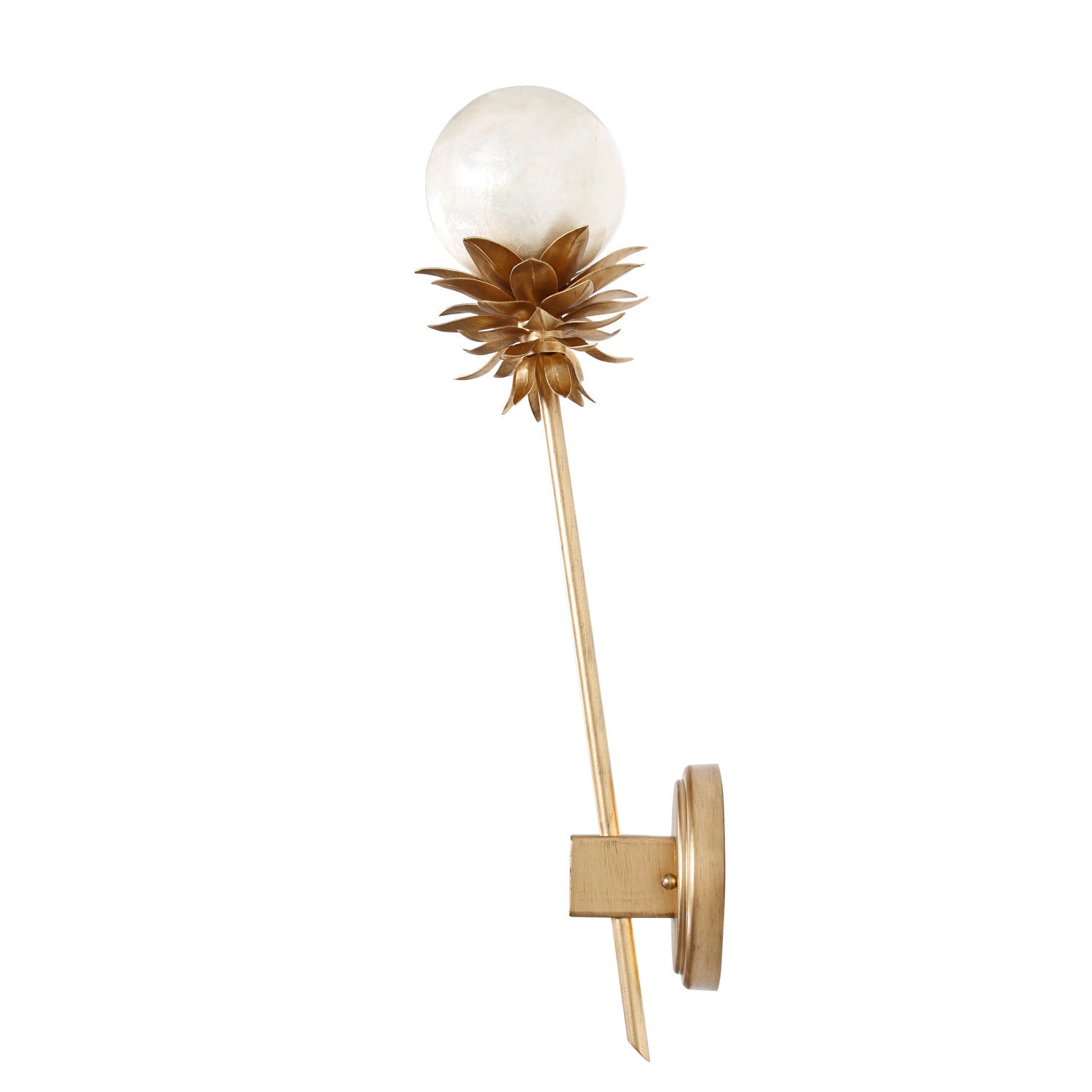 6.5'' Florette 1 Light Modern Gold Wall Sconce