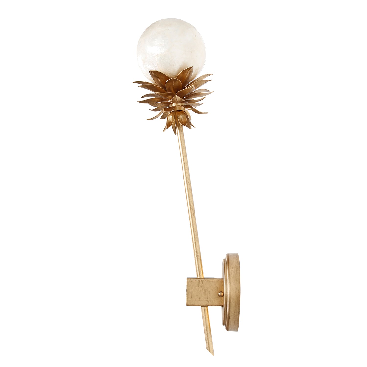 6.5'' Florette 1 Light Modern Gold Wall Sconce