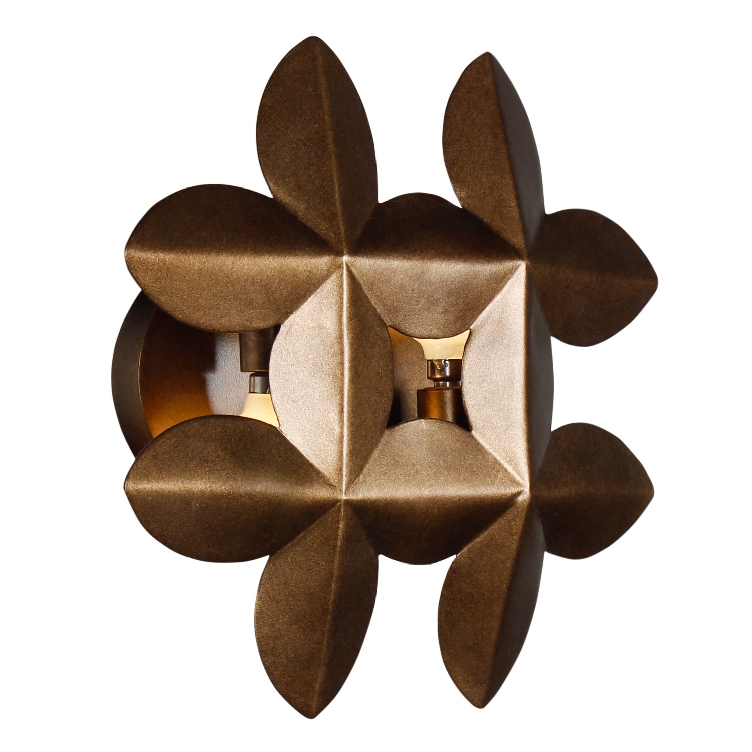10.75'' Vittoria 2 Light Pearlized Antique Brass Wall Sconce