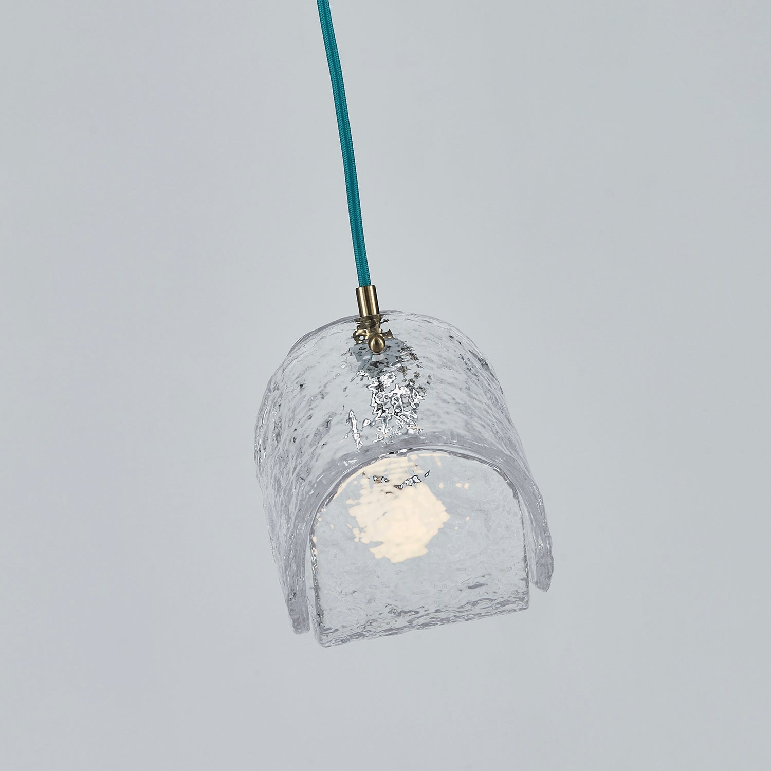 7.5'' Pallina 1 Light Winter Brass Pendant