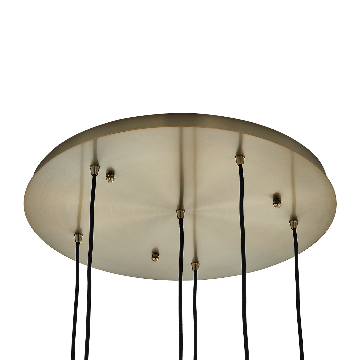 7.5'' Pallina 6 Light Winter Brass Chandelier