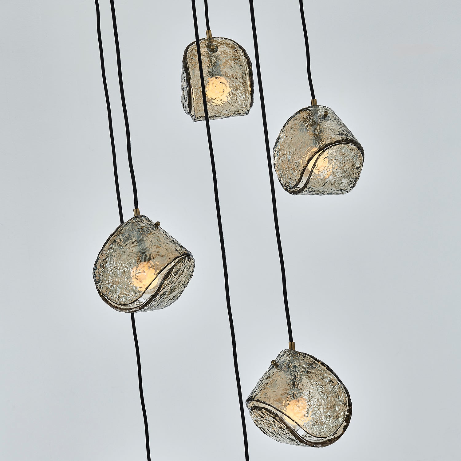 7.5'' Pallina 6 Light Winter Brass Chandelier