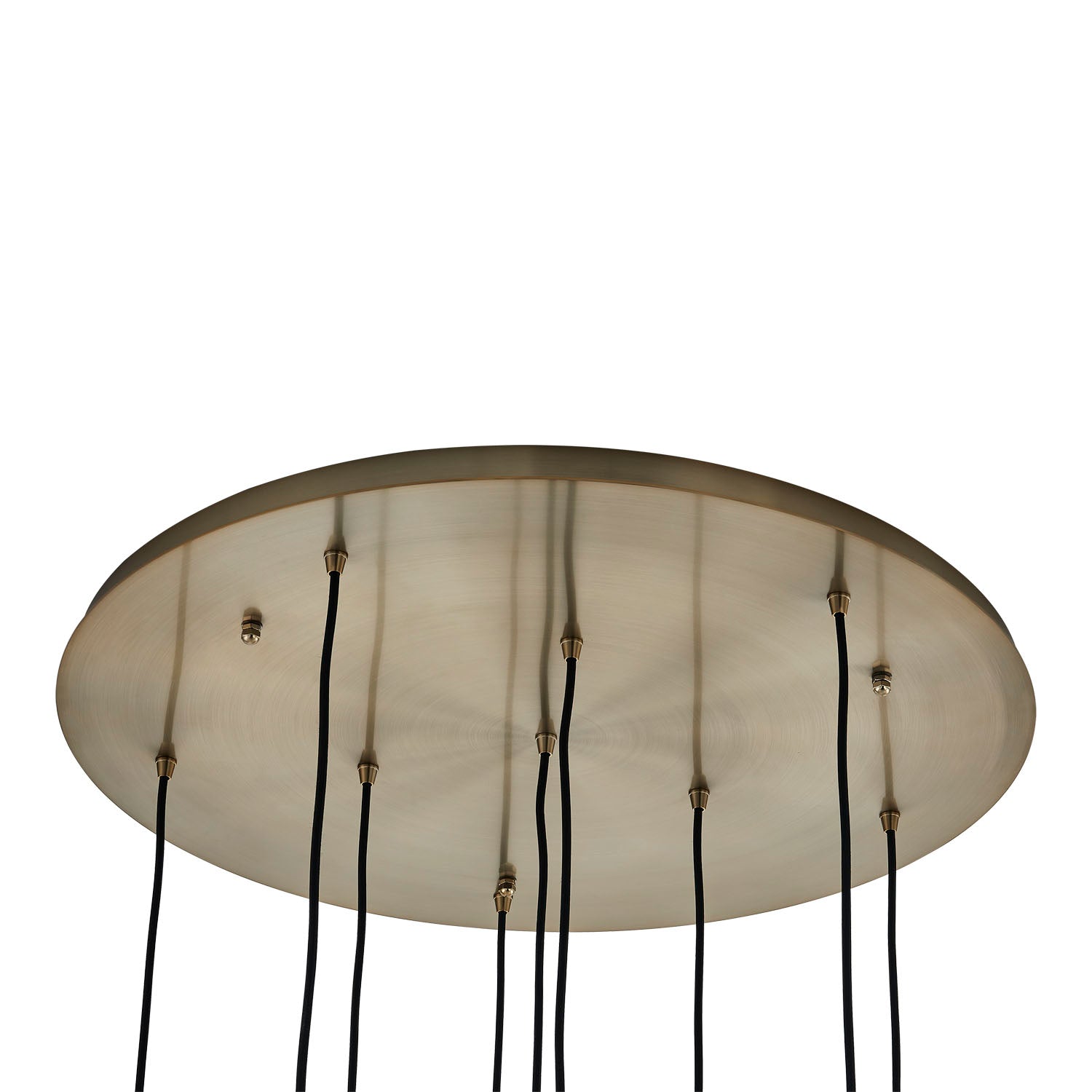 7.5'' Pallina 9 Light Winter Brass Chandelier
