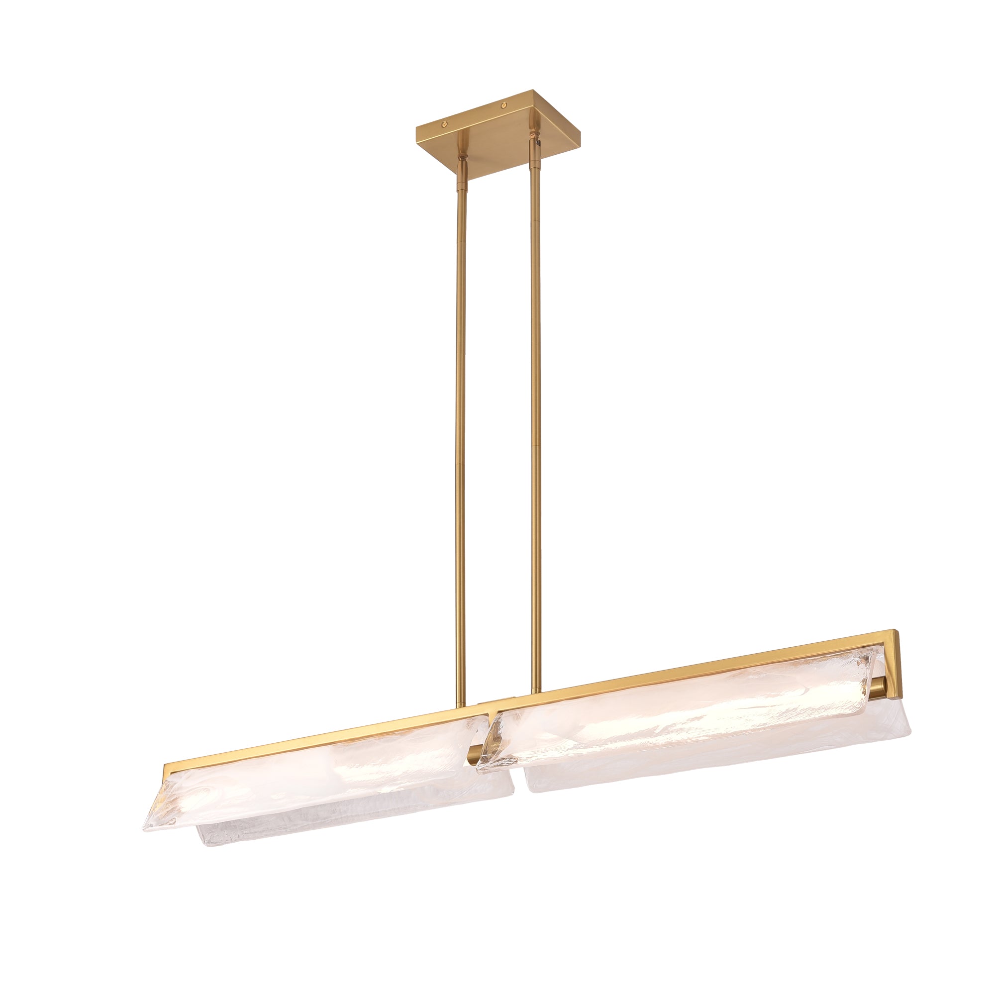 Mingle 2 Light Medium Linear Pendants