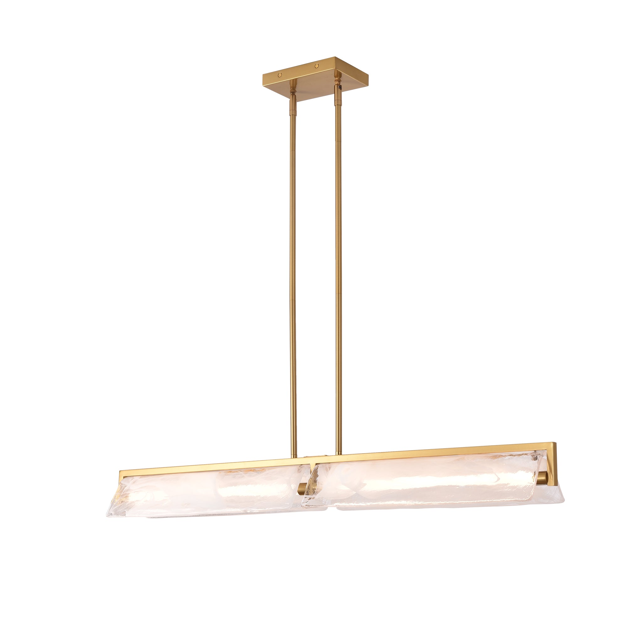 Mingle 2 Light Medium Linear Pendants