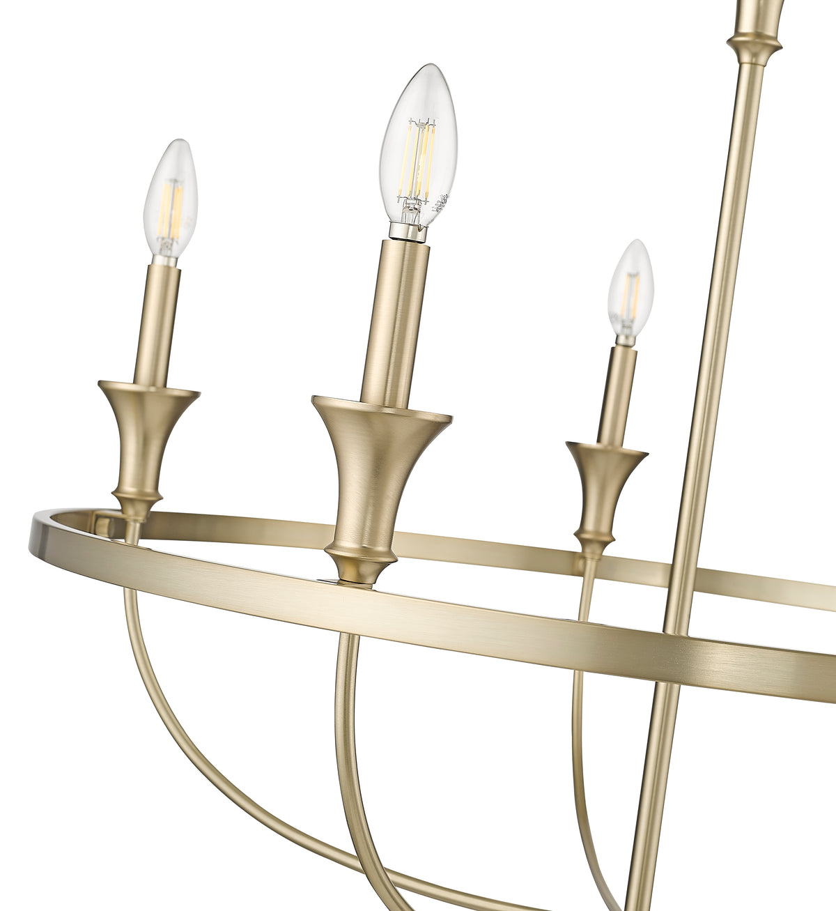 28'' Emery Modern Gold 5 Light Chandelier