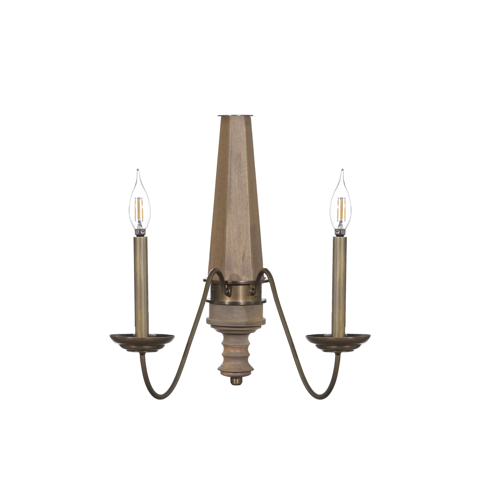 Dinner at 2 Light Wall Sconce