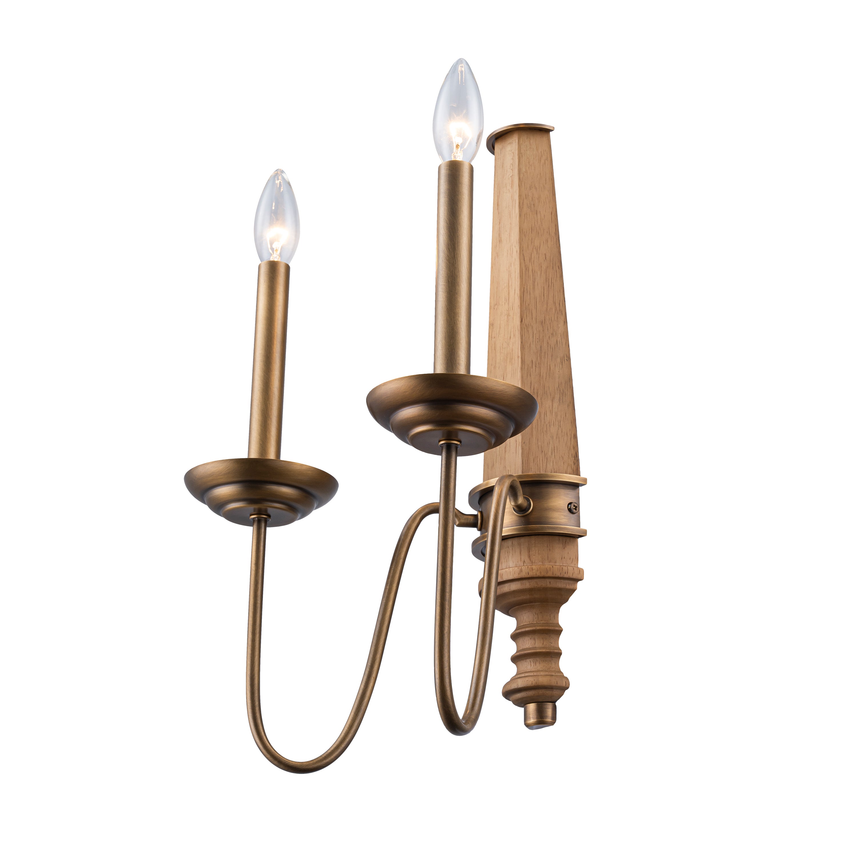 Dinner at 2 Light Wall Sconce