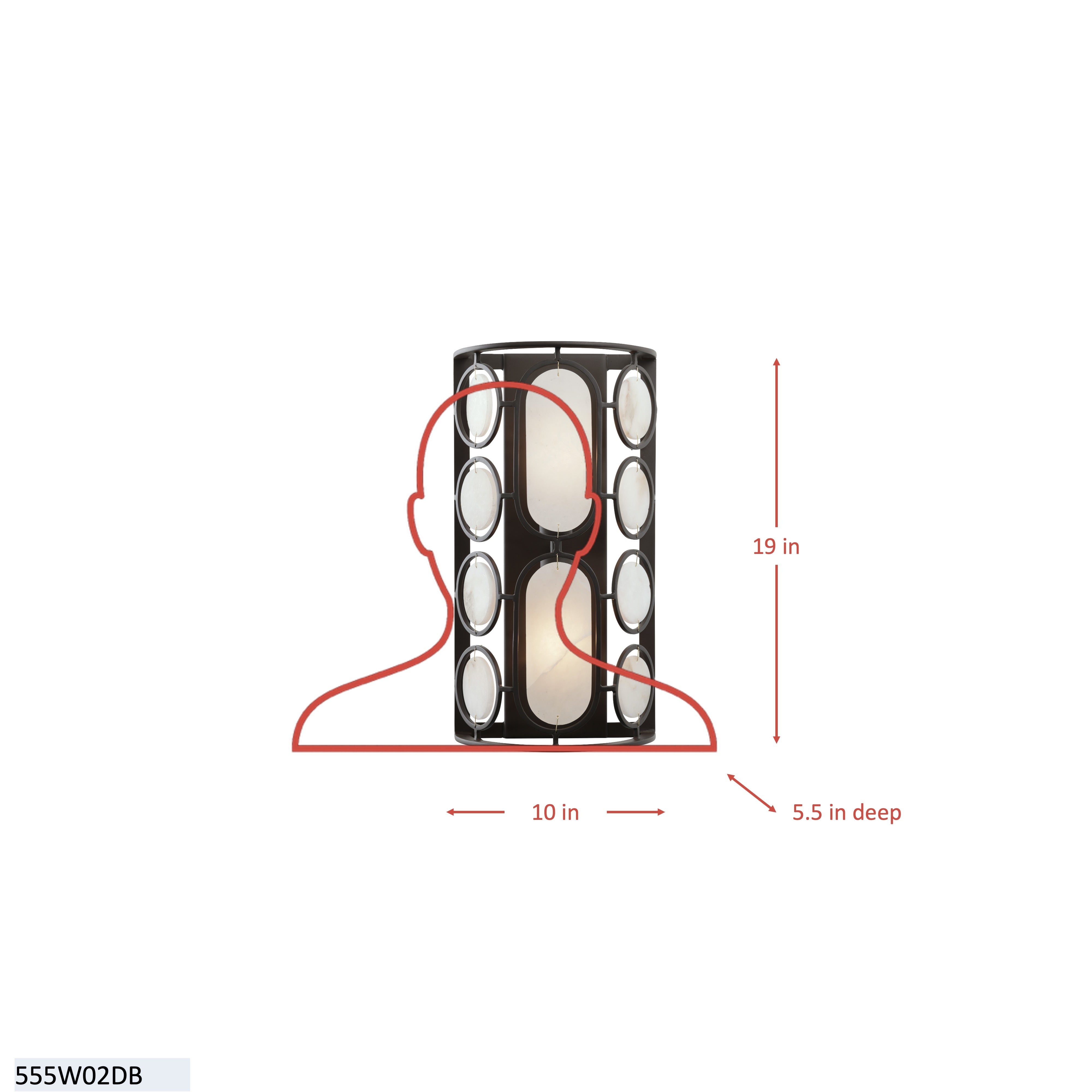 Oval Office 2 Light Wall Sconce