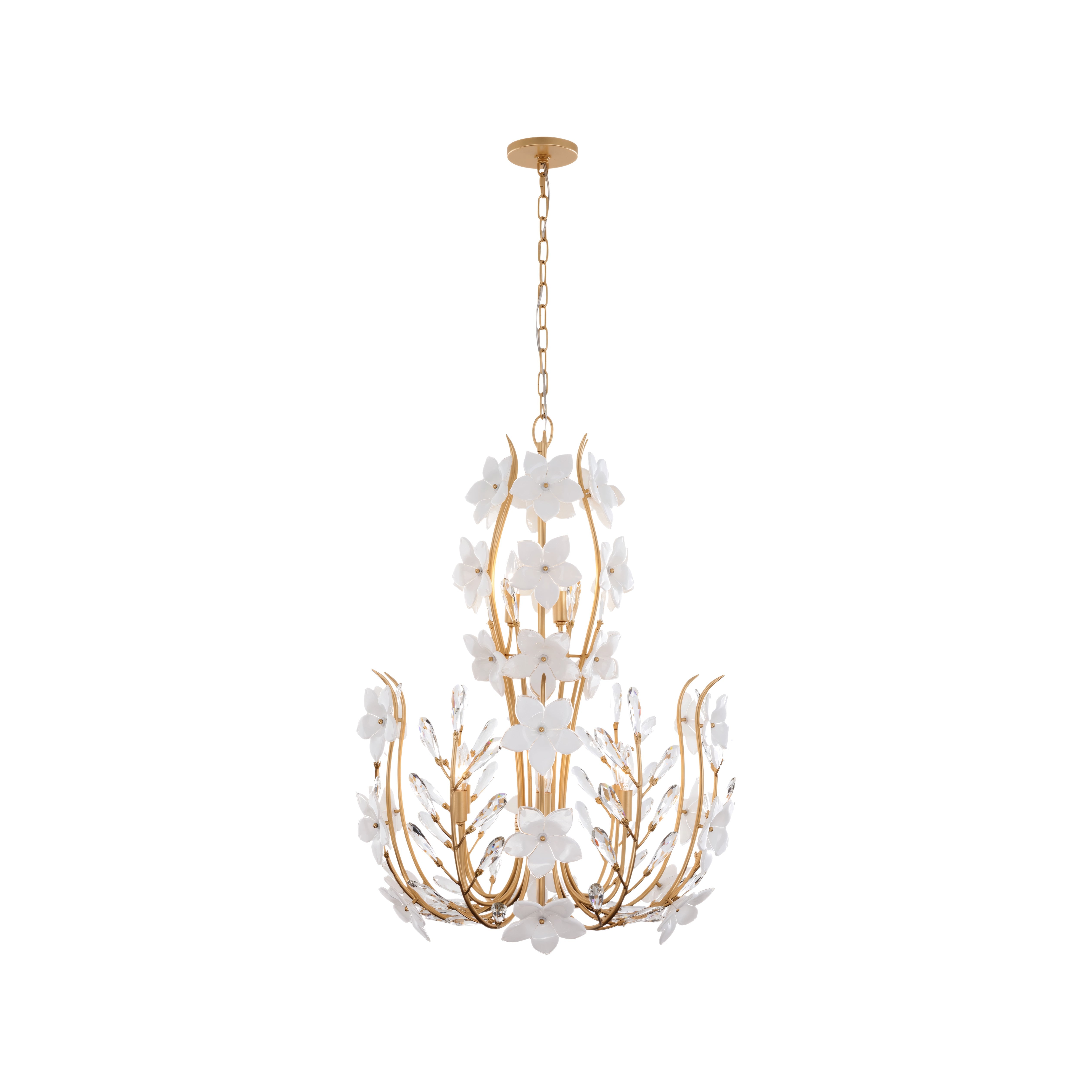 Petal Court 9 Light Chandelier