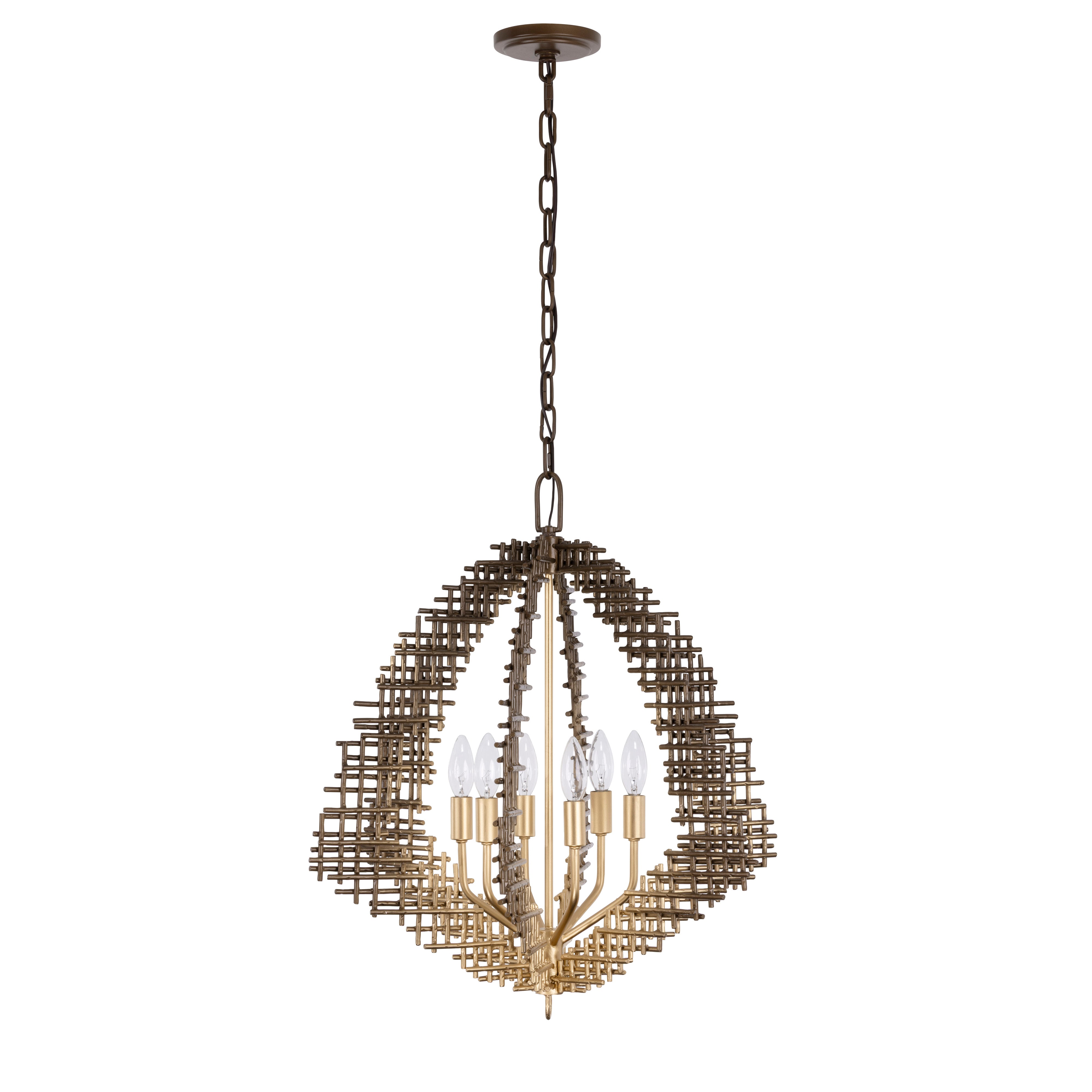 Construct 6 Light Pendant