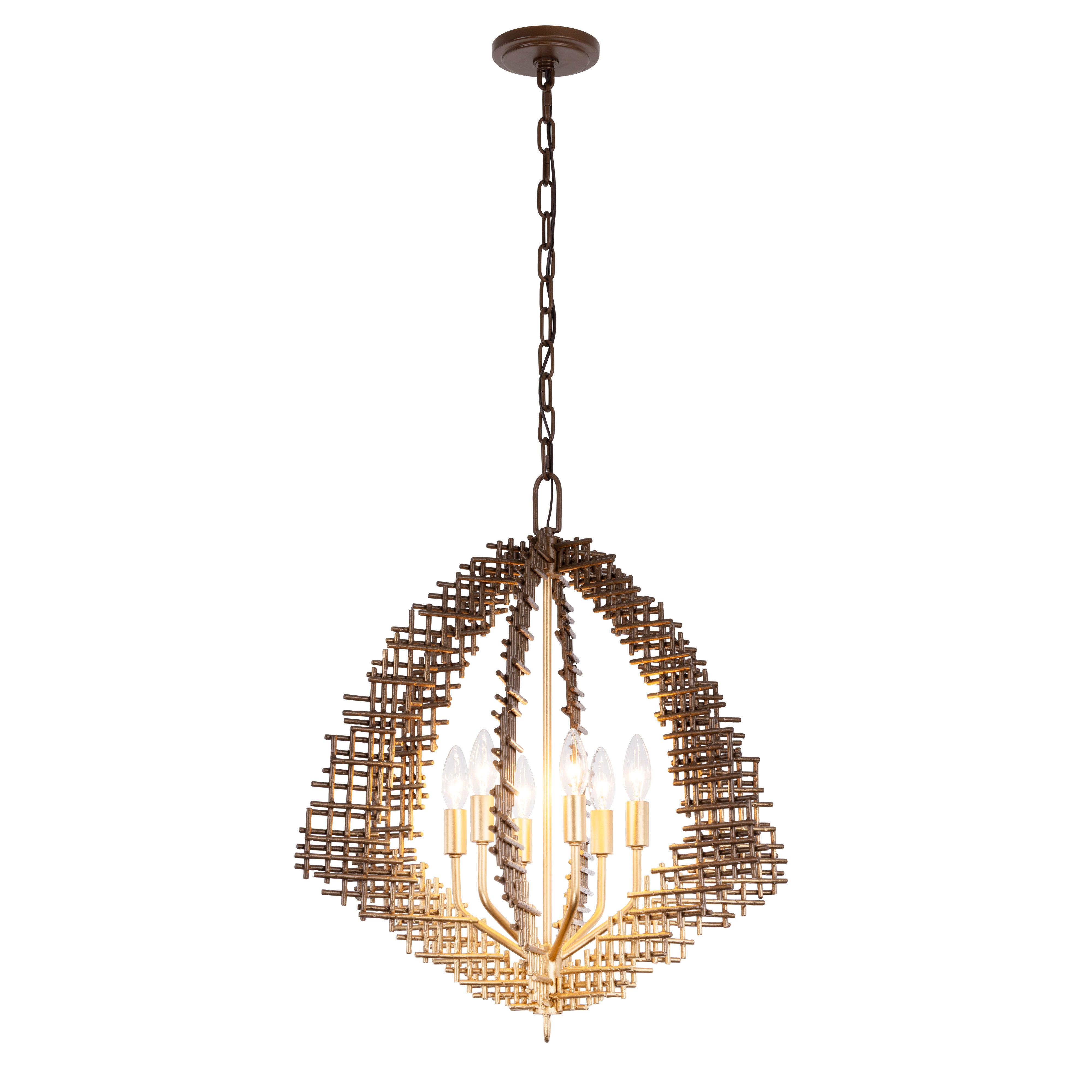 Construct 6 Light Pendant
