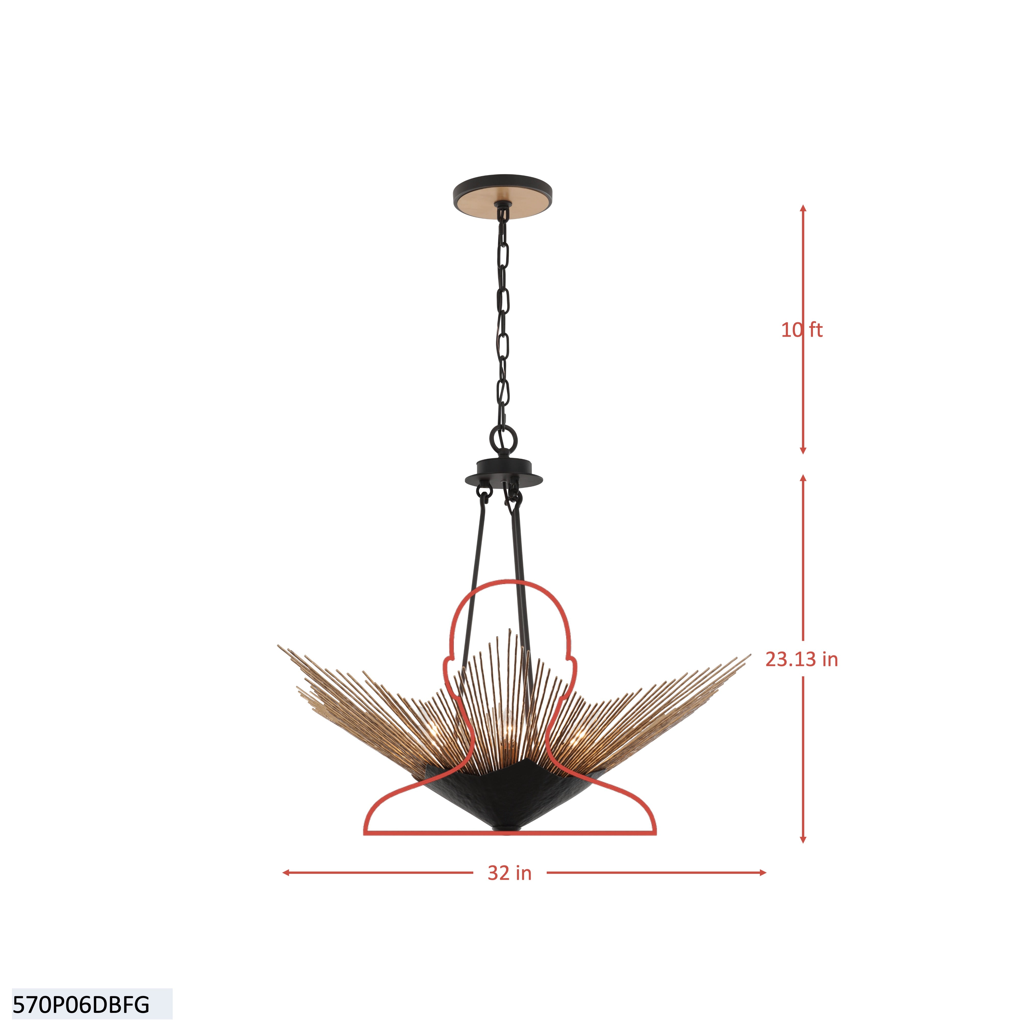 Aristocrat 6 Light Pendant