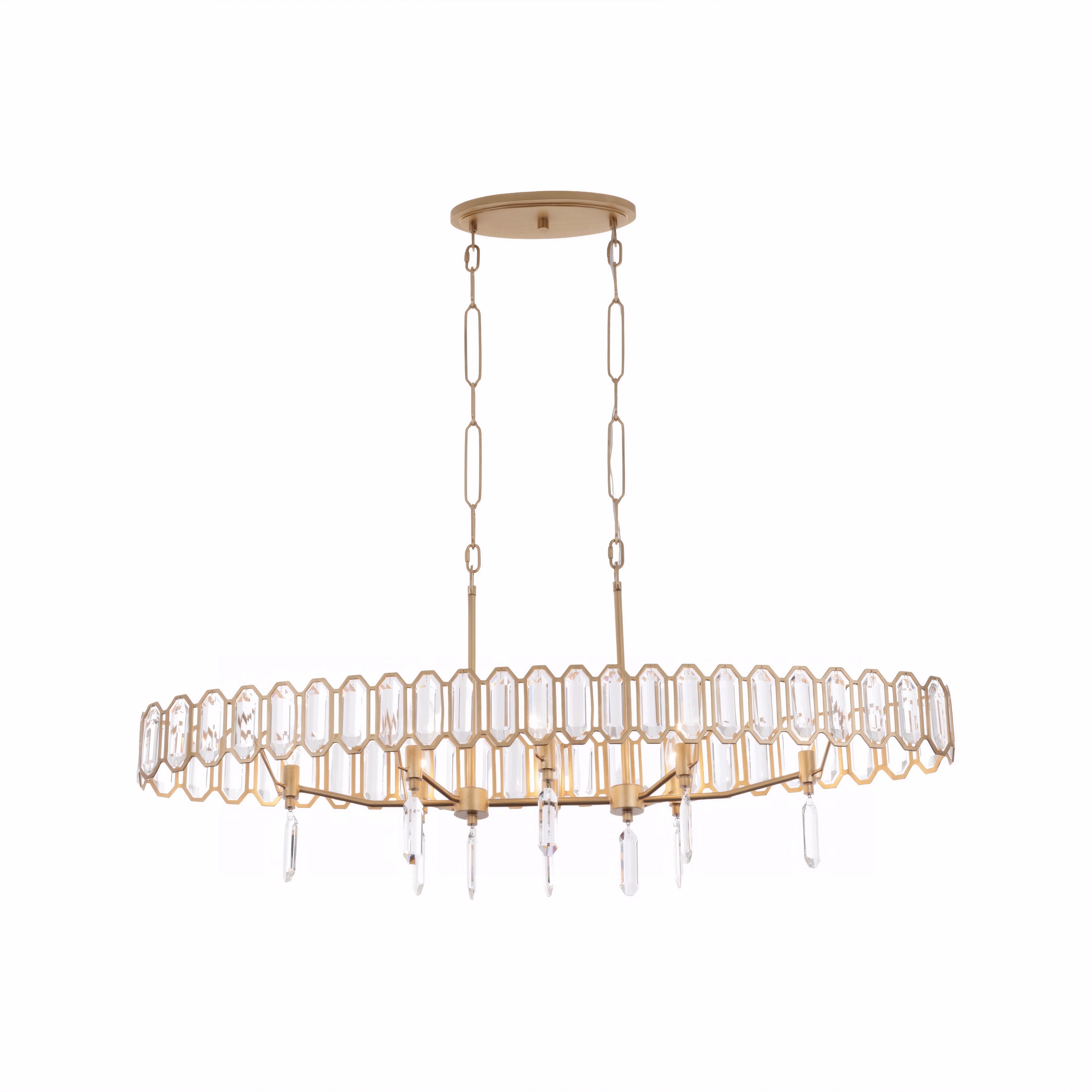 Drama Club 8 Light Linear Pendant