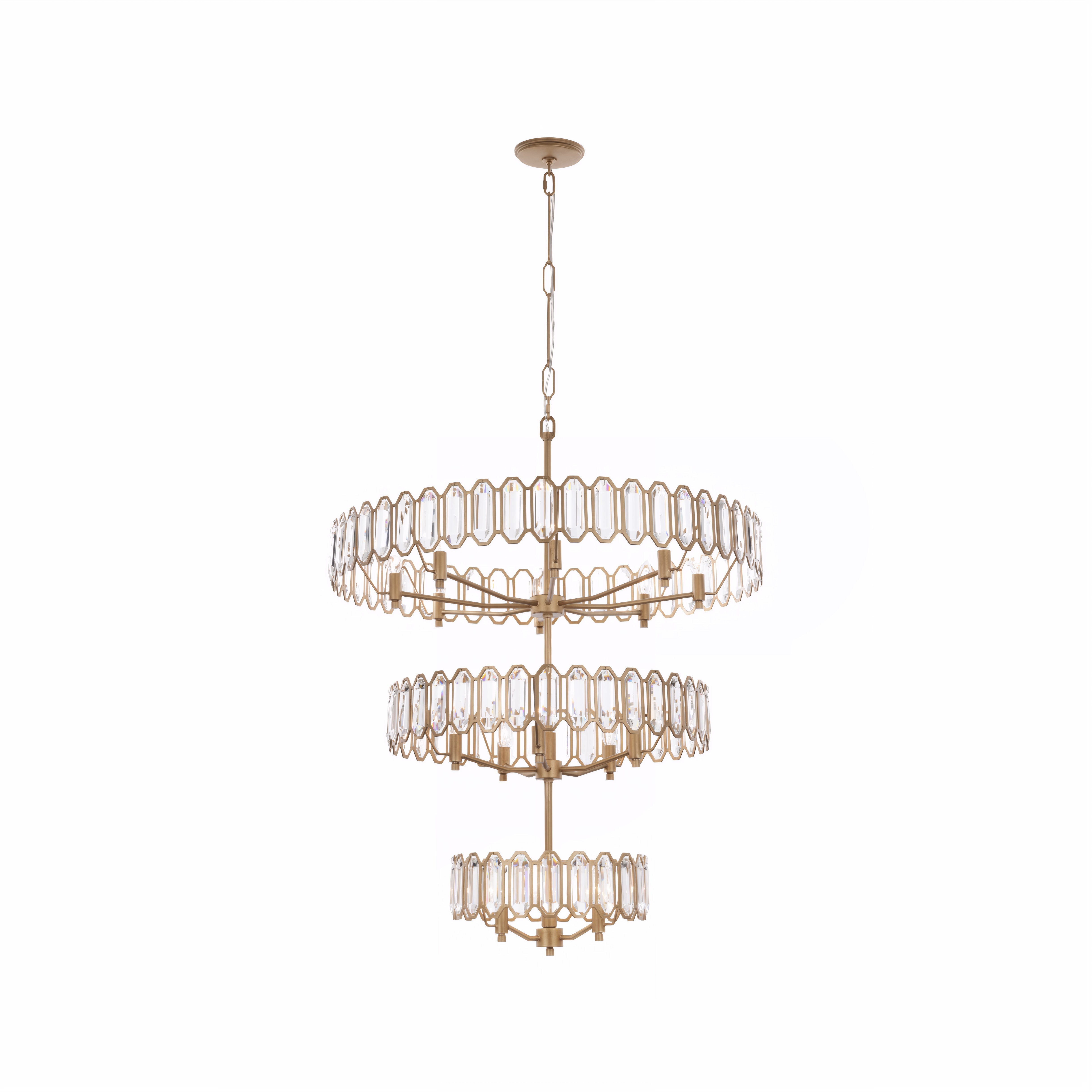 Drama Club 16 Light 3 Tier Pendant