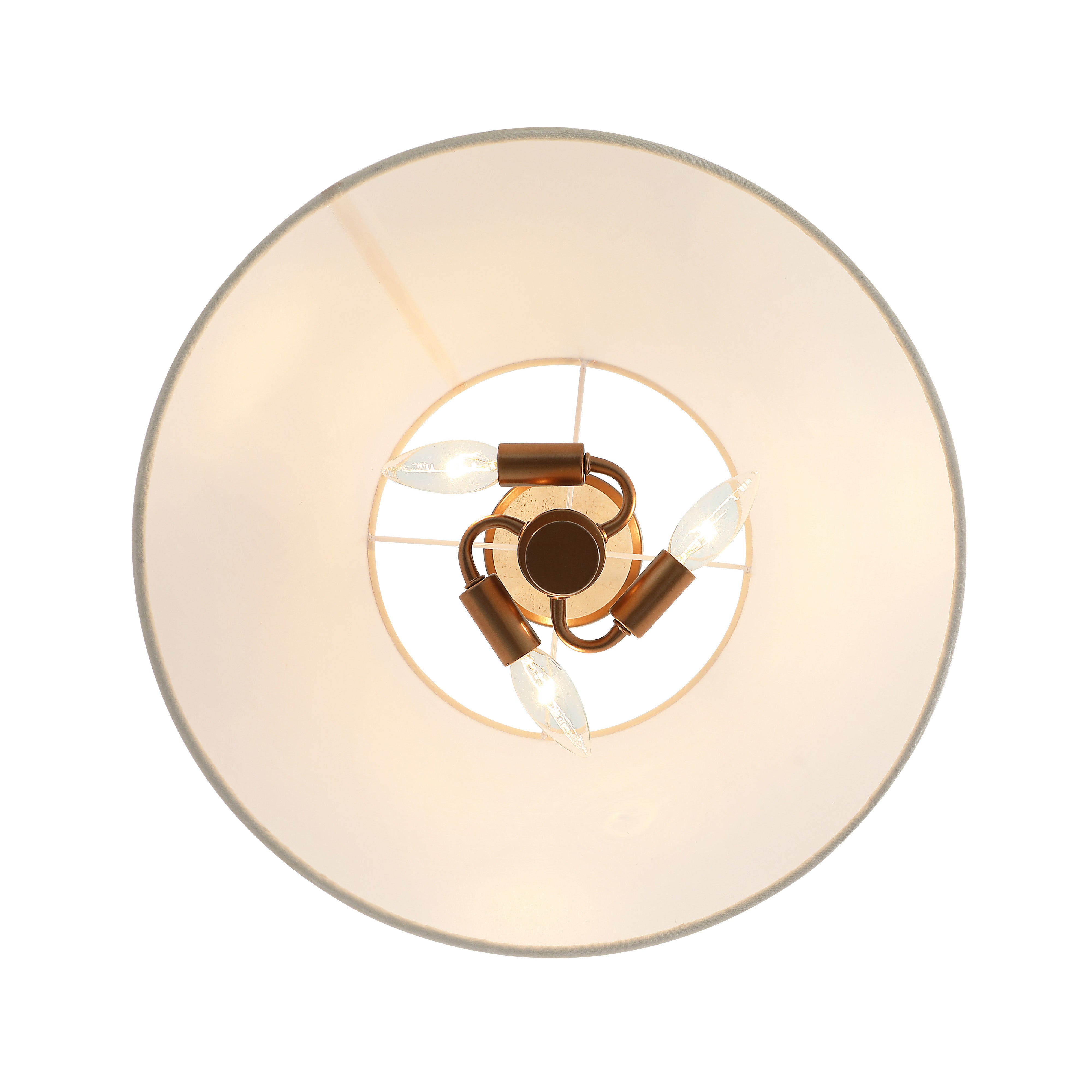 Rockford 3 Light Semi-Flush