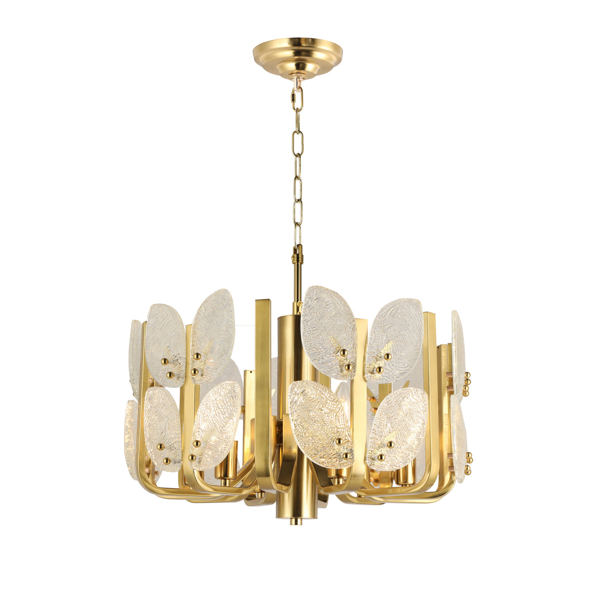 Brass Tax 6 Light Chandelier