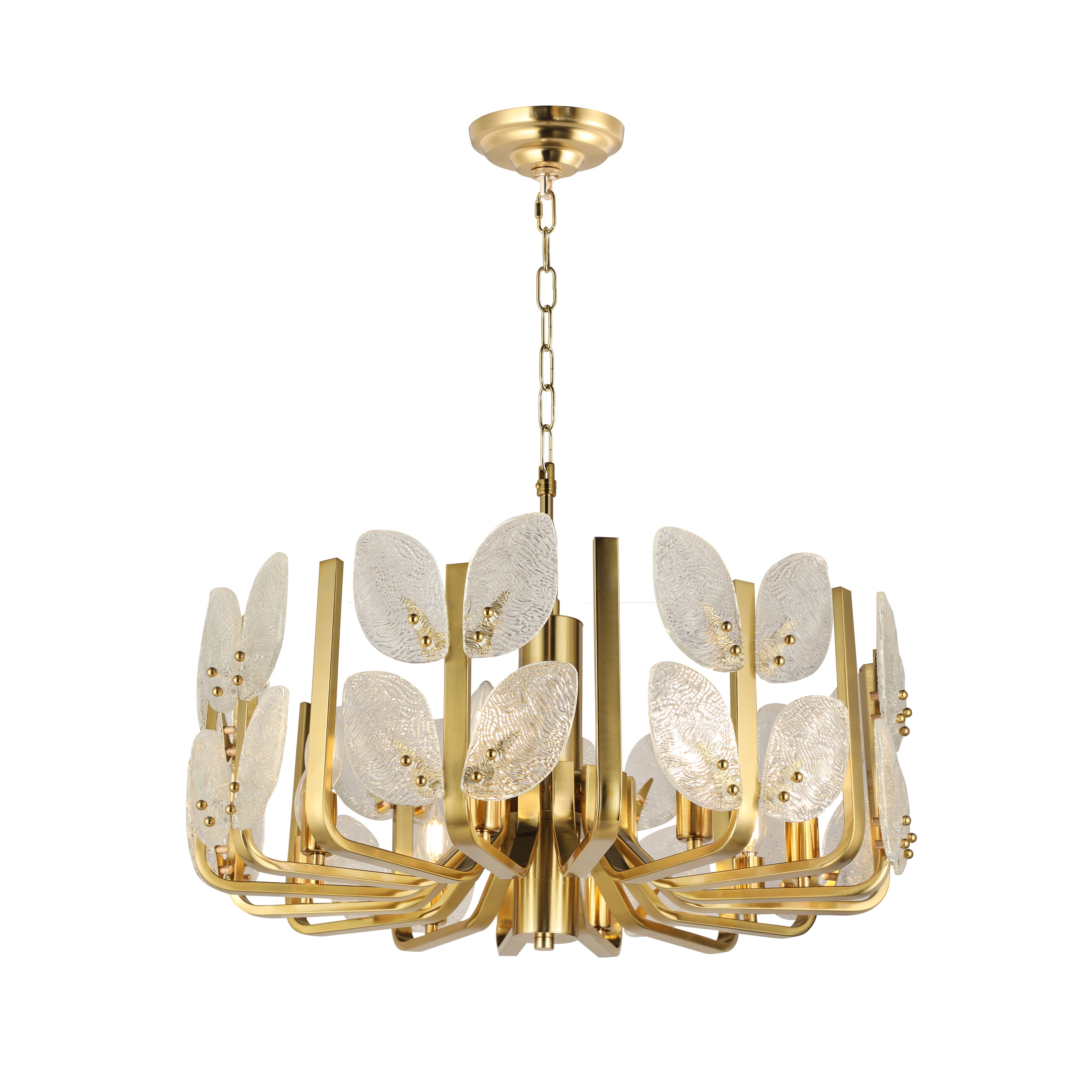 Brass Tax 8 Light Chandelier