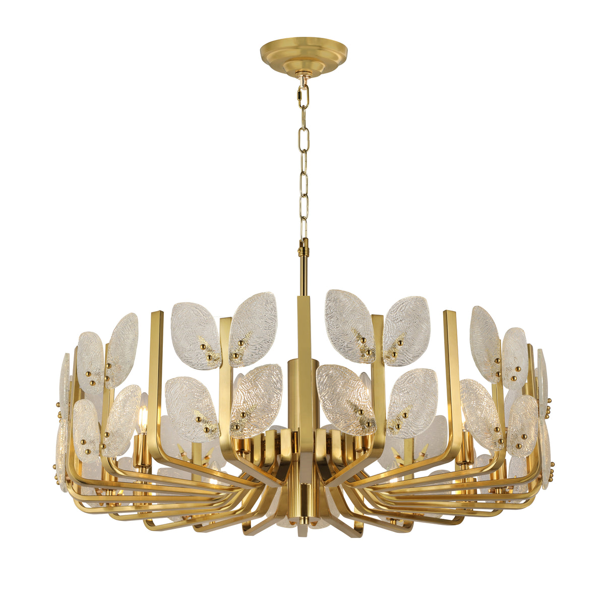 Brass Tax 11 Light Chandelier