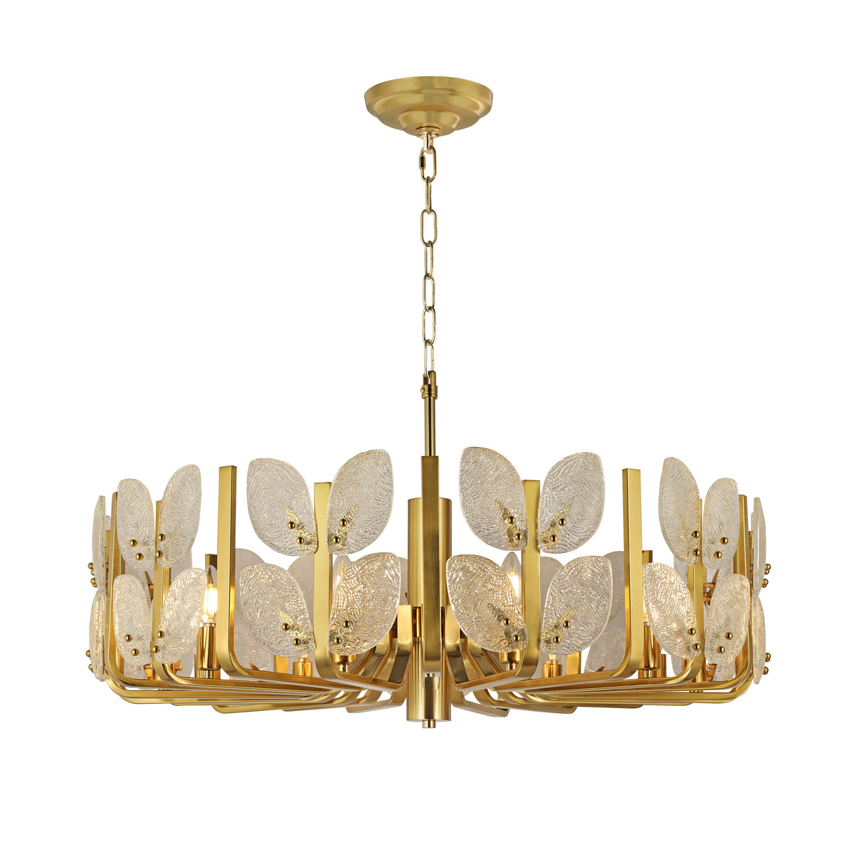 Brass Tax 11 Light Chandelier