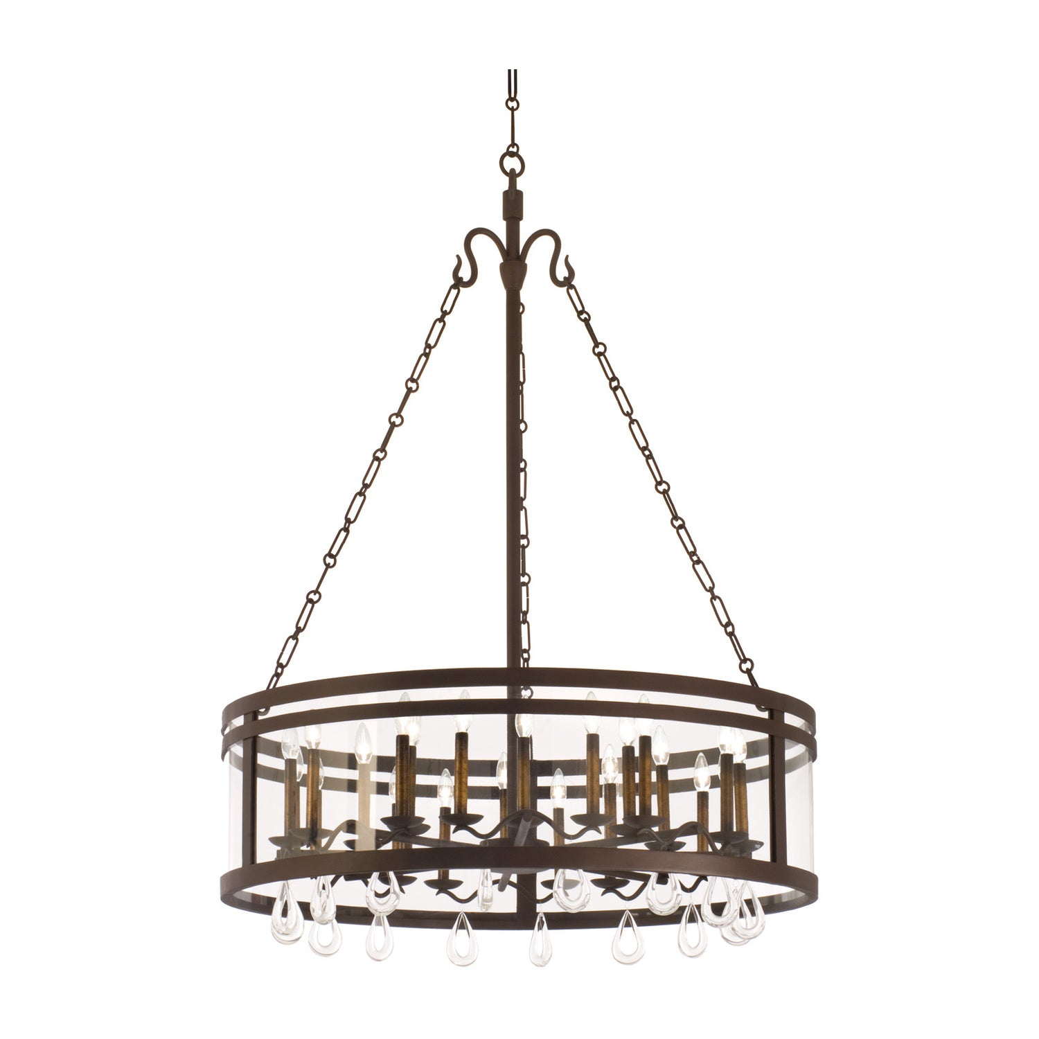 56.5'' Morris 24 Light Bronze Chandelier