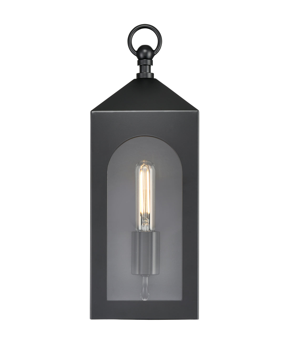 5.75'' Bratton Powder Coated Black 1 Light Wall Sconce