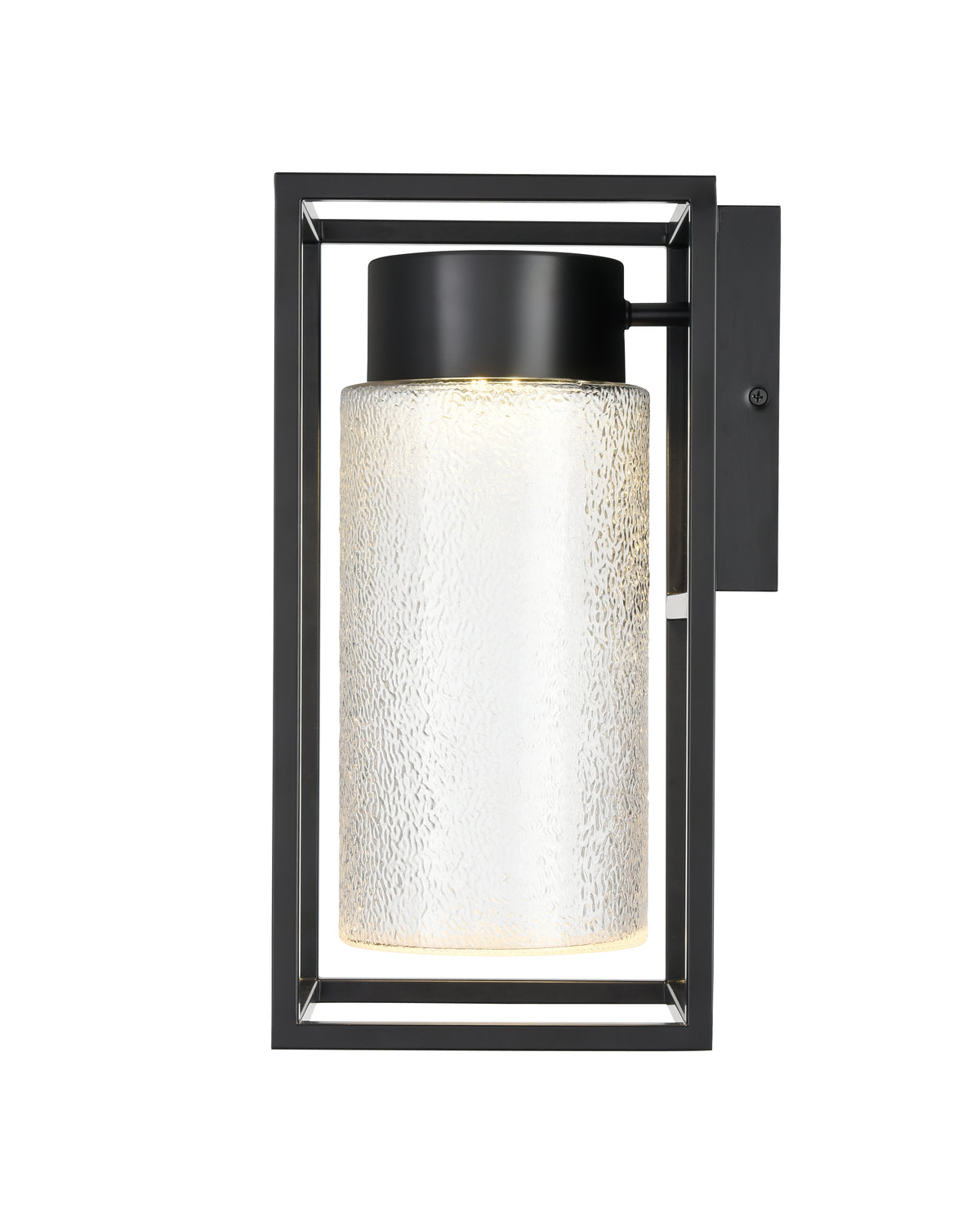 7.68'' Powder Coated Black Light Wall Sconce
