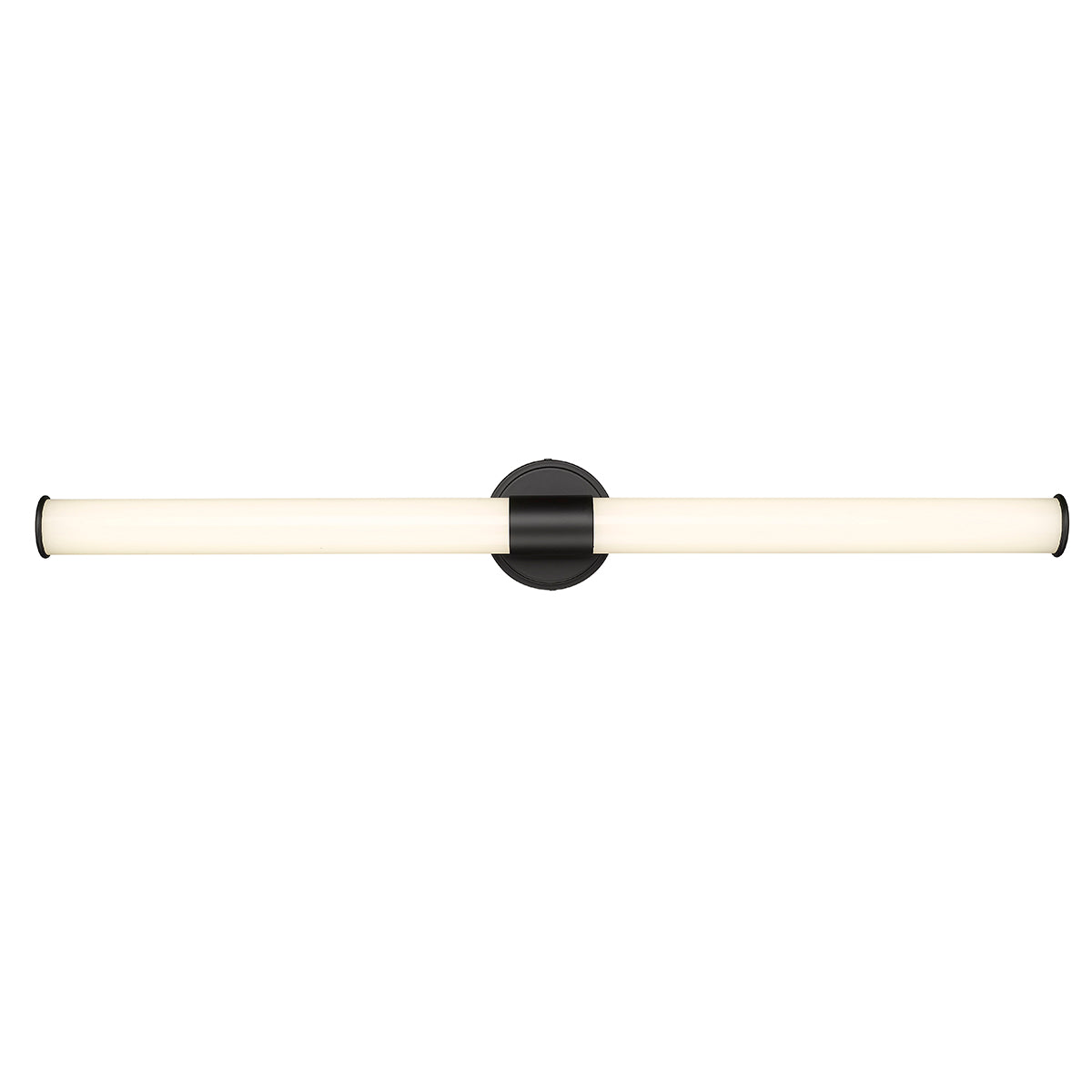 36'' Trumann Matte Black 1 Vanity Light