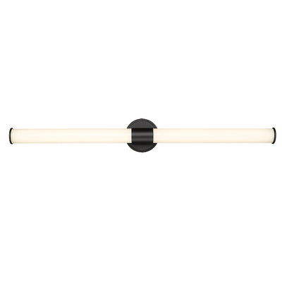 36'' Trumann Matte Black 1 Vanity Light
