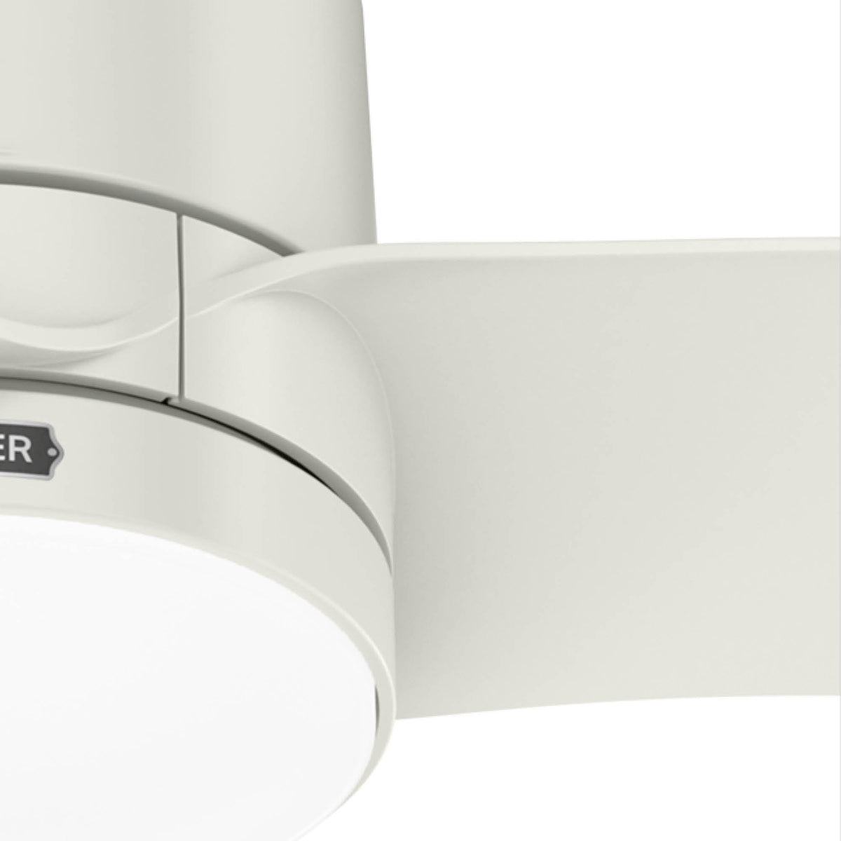 52 inch Bolsa Fresh White Ceiling Fan with LED Light Kit and Handheld Remote
