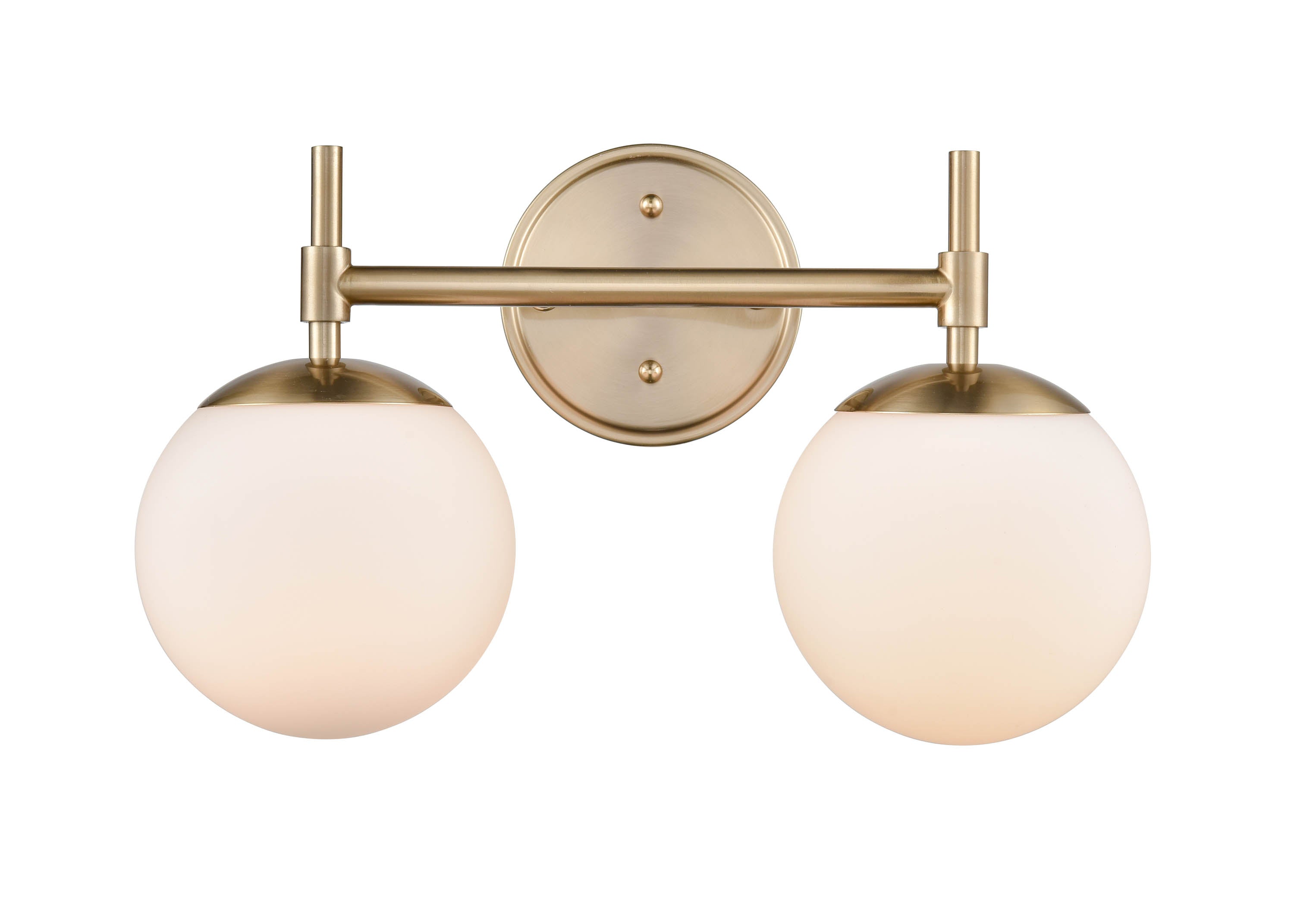 15.5'' Modern Gold 2 Light Bath Vanity