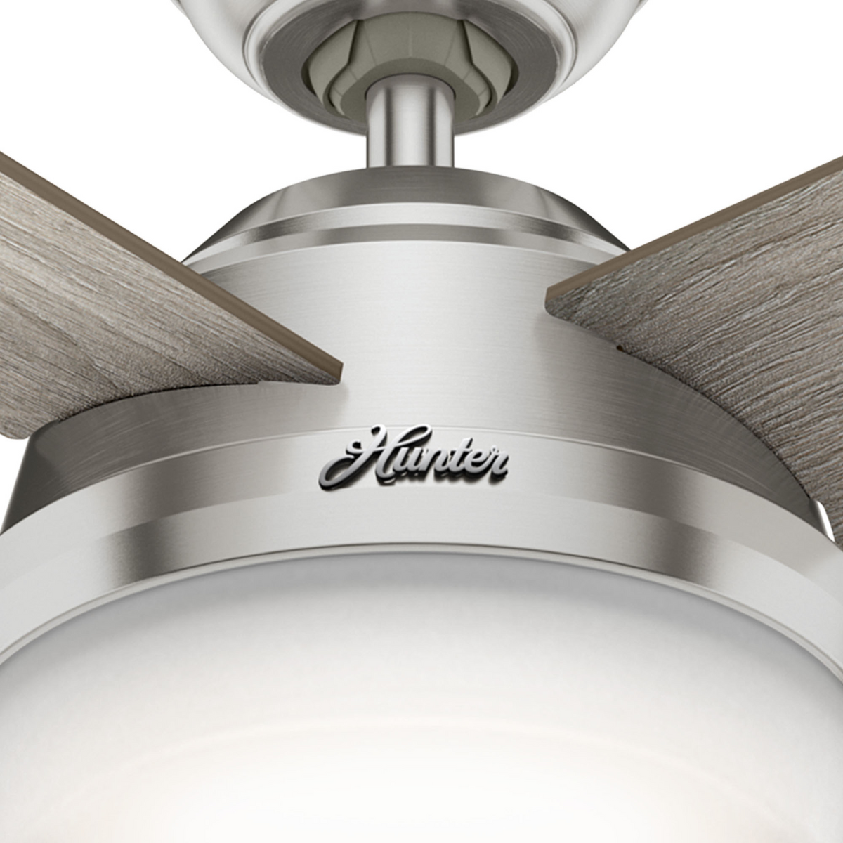 52 inch Dempsey Brushed Nickel LED Ceiling Fan With Handheld Remote