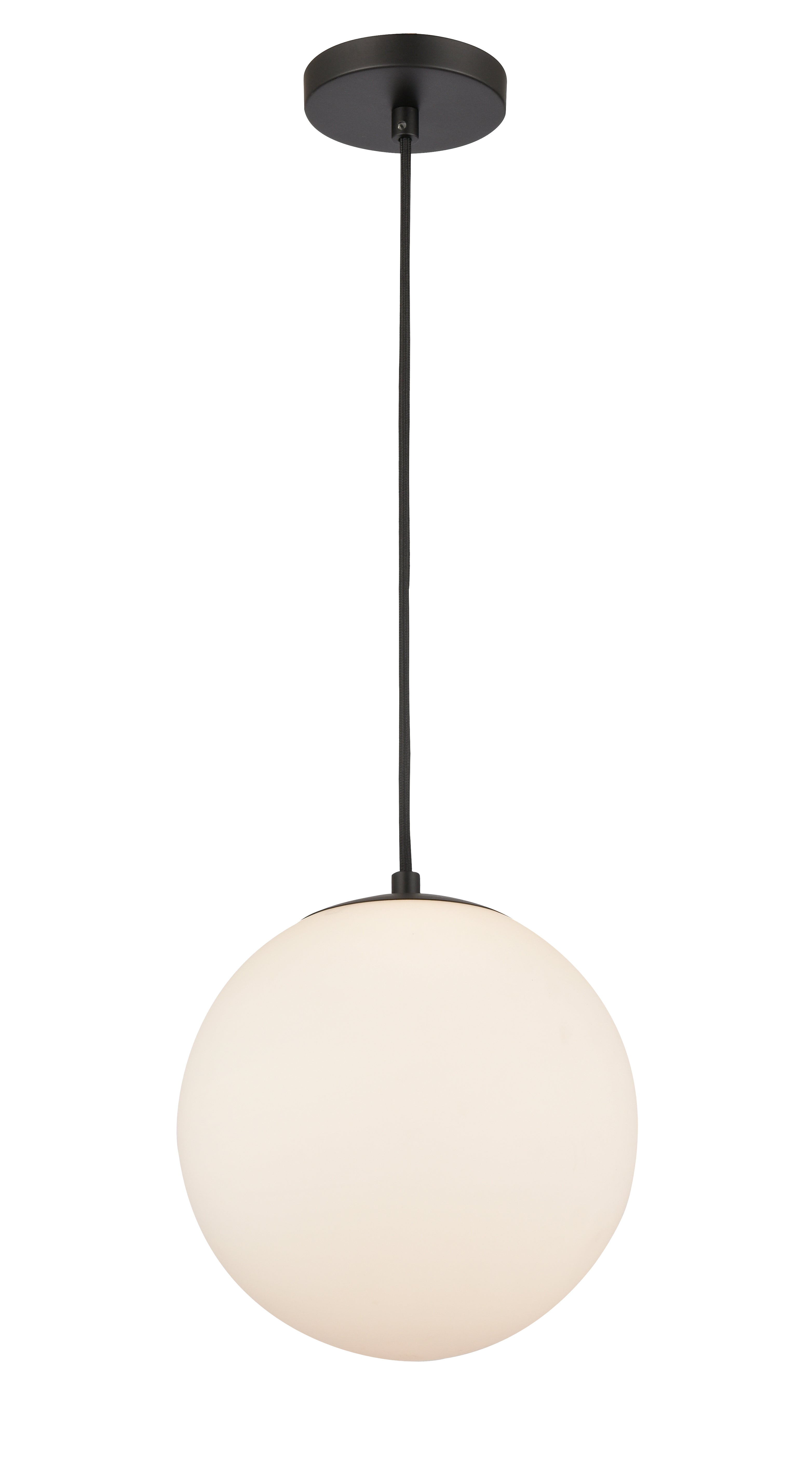 Auralume Mini Pendant Matte Black Glass