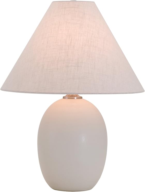 22.5-inch Scatchard Matte White Table Lamp