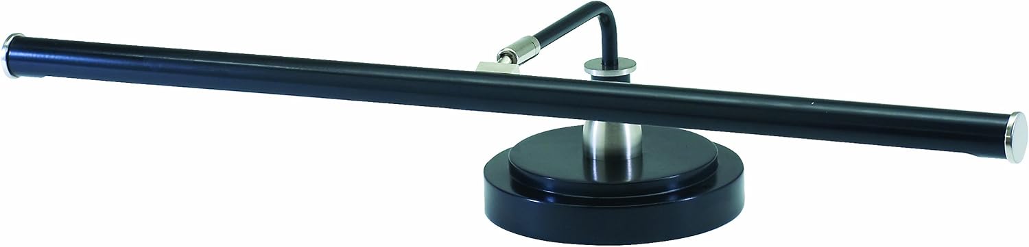 4-inch Piano/desk Black Satin Nickel Desk Lamp