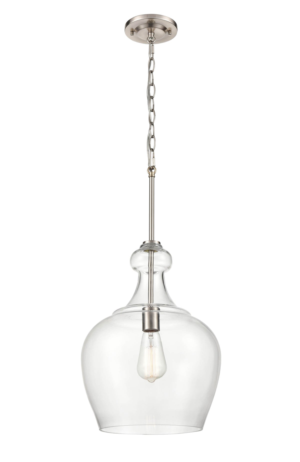 16'' Corra Brushed Nickel 1 Light Pendant