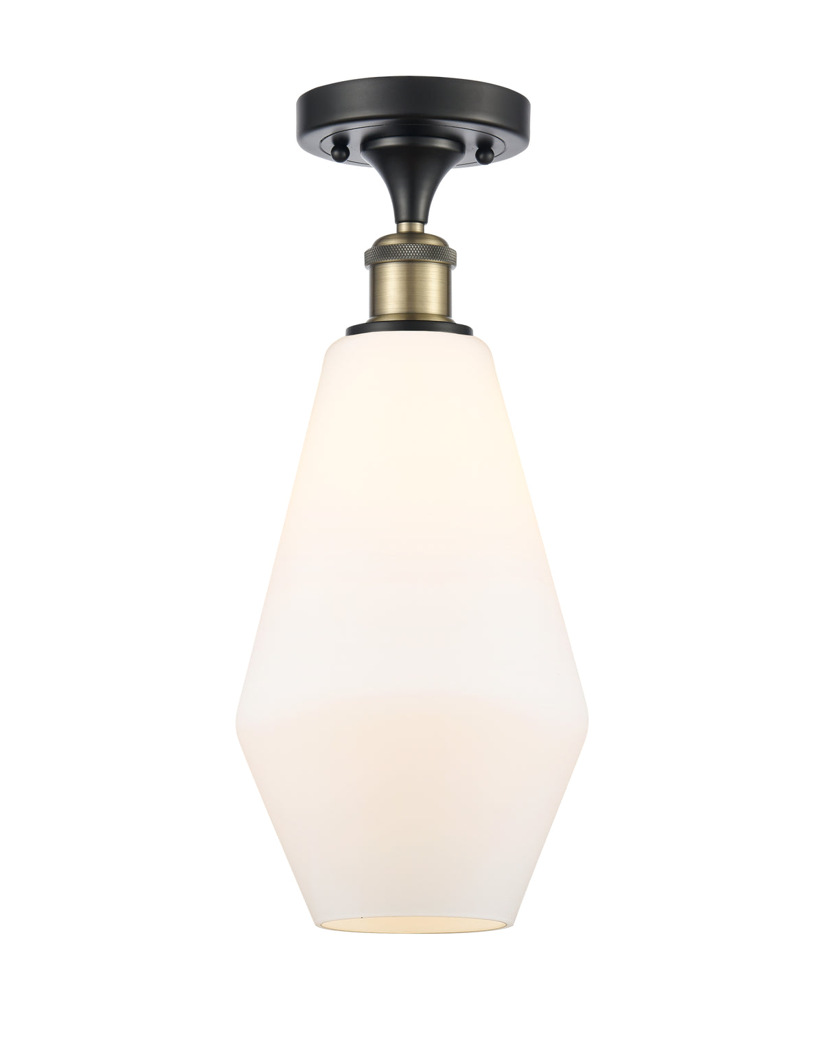 Cindyrella 7-Inch 1-Light Semi-Flush Mount 16-Inch High