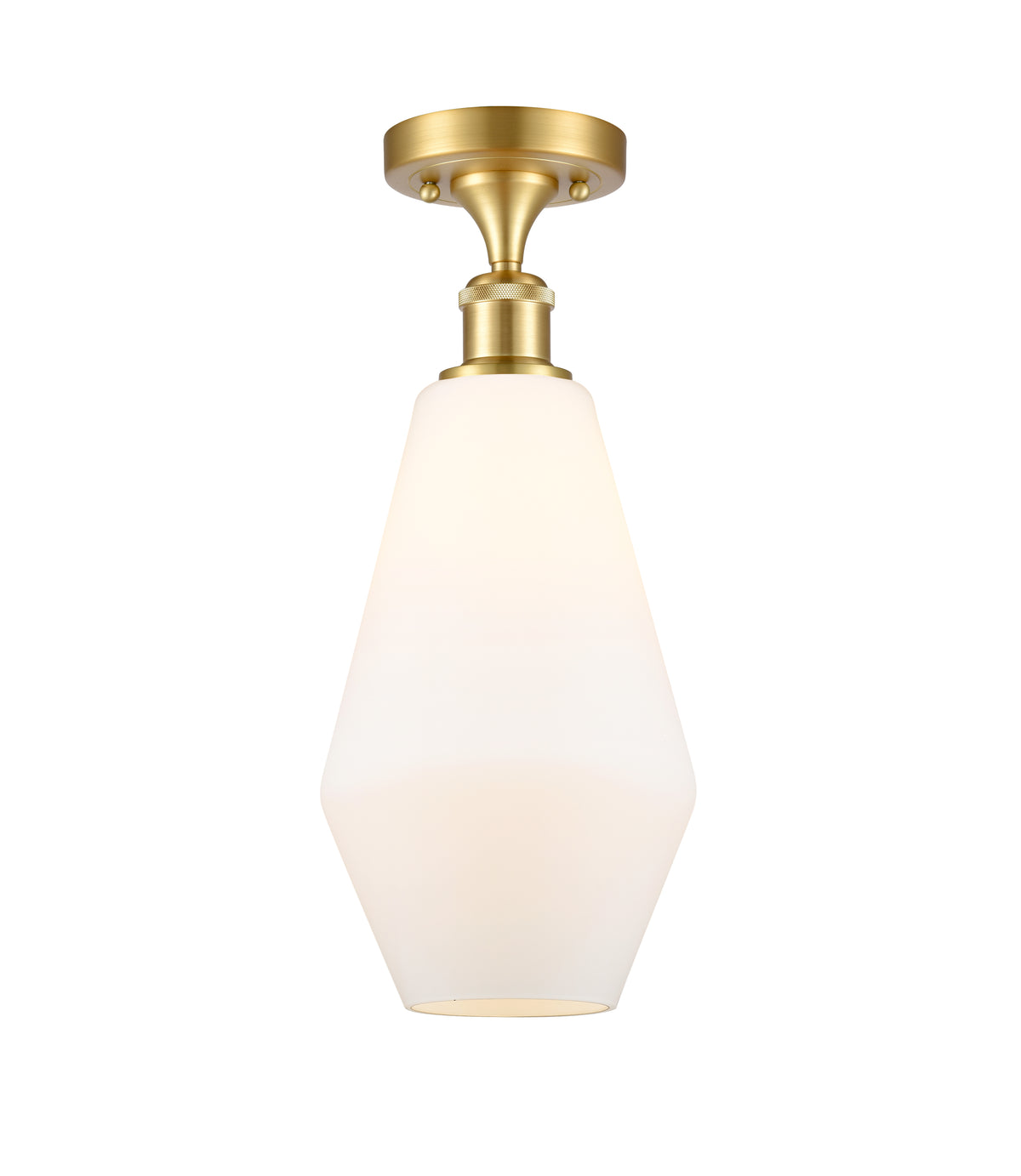 Cindyrella 7-Inch 1-Light Semi-Flush Mount 16-Inch High