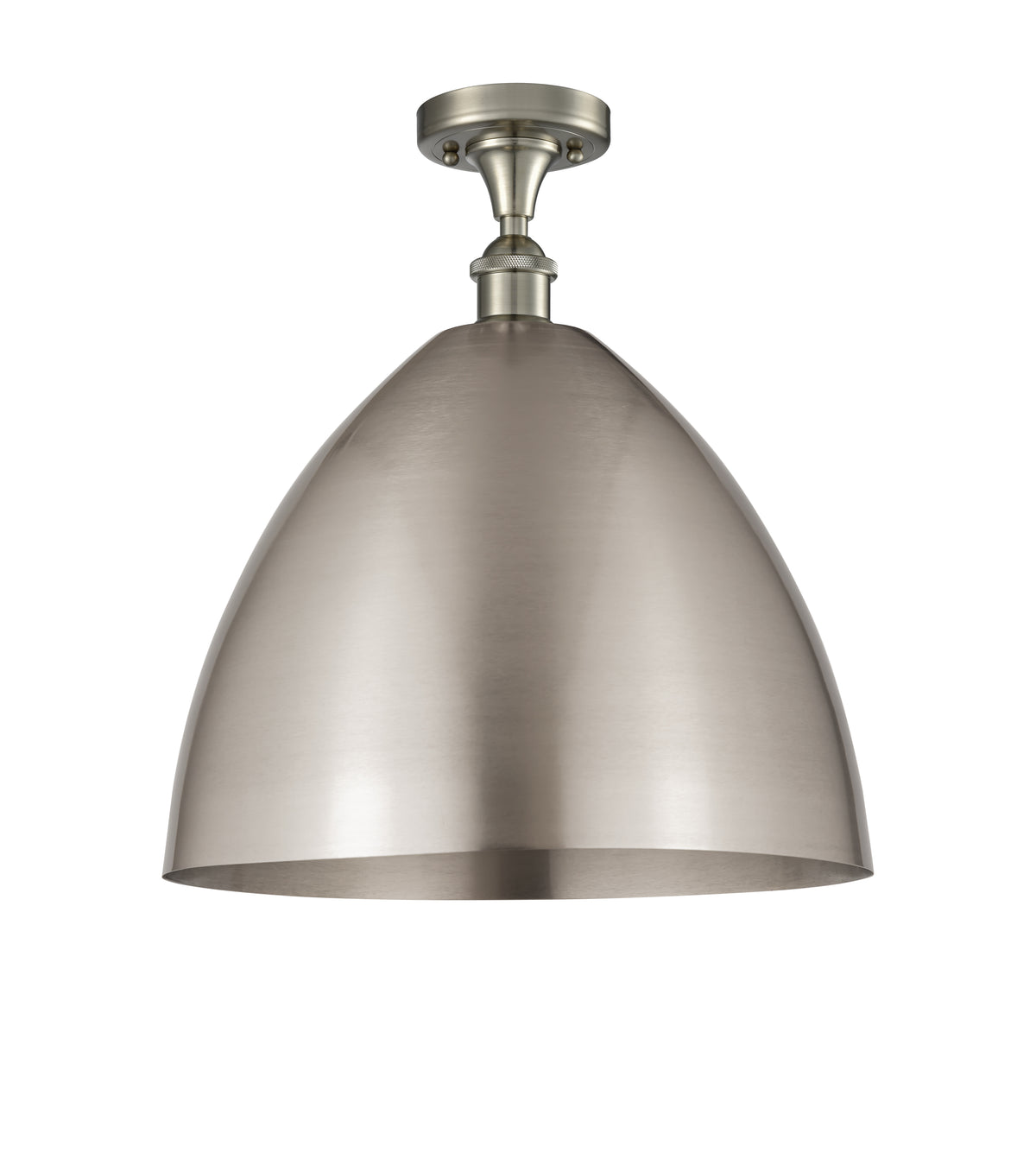 Bristol 16-Inch 1-Light Semi-Flush Mount Cone Shade 17.375-Inch High