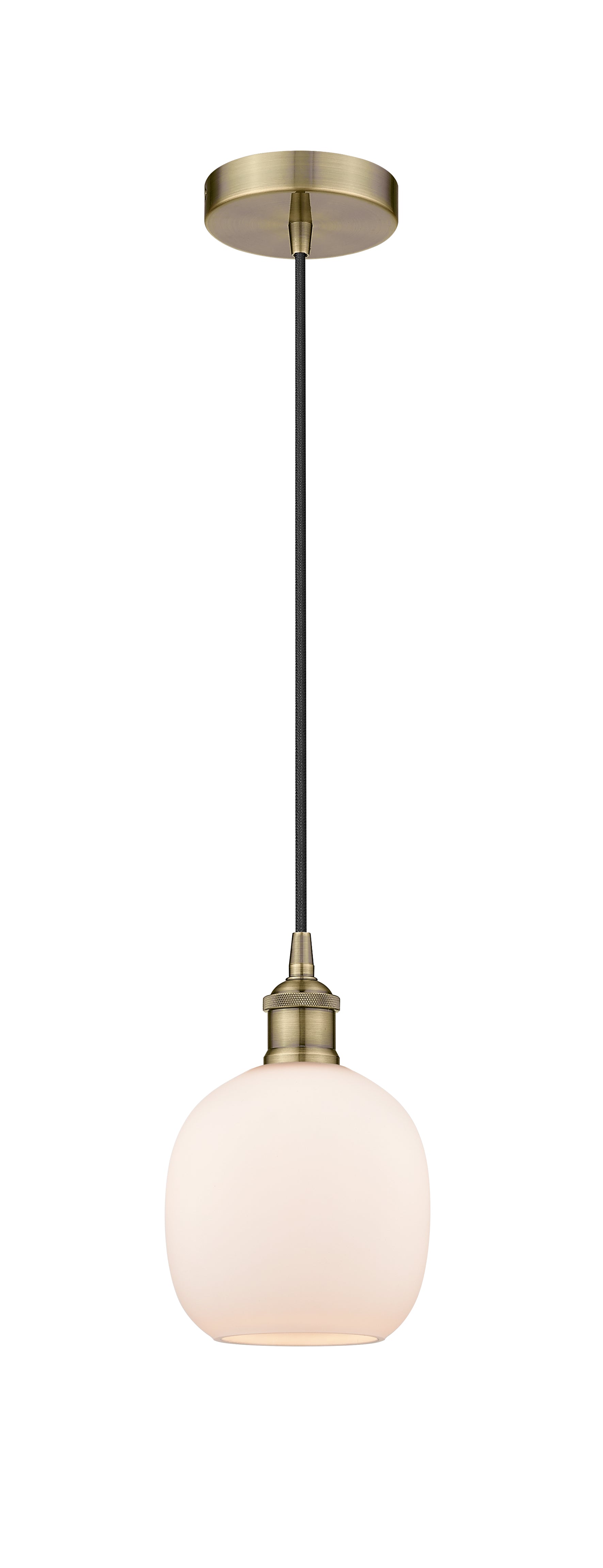 Edison Mini Pendant Antique Brass Finish