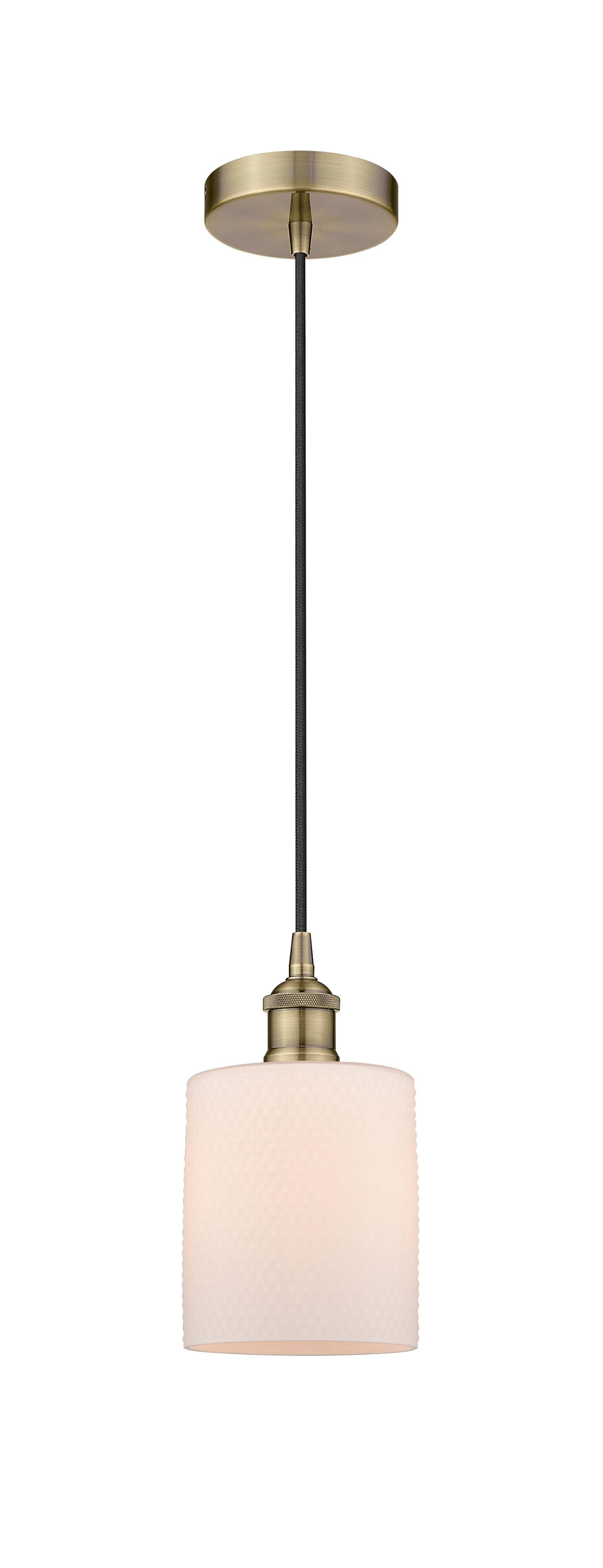 Edison Mini Pendant Antique Brass Cast Brass